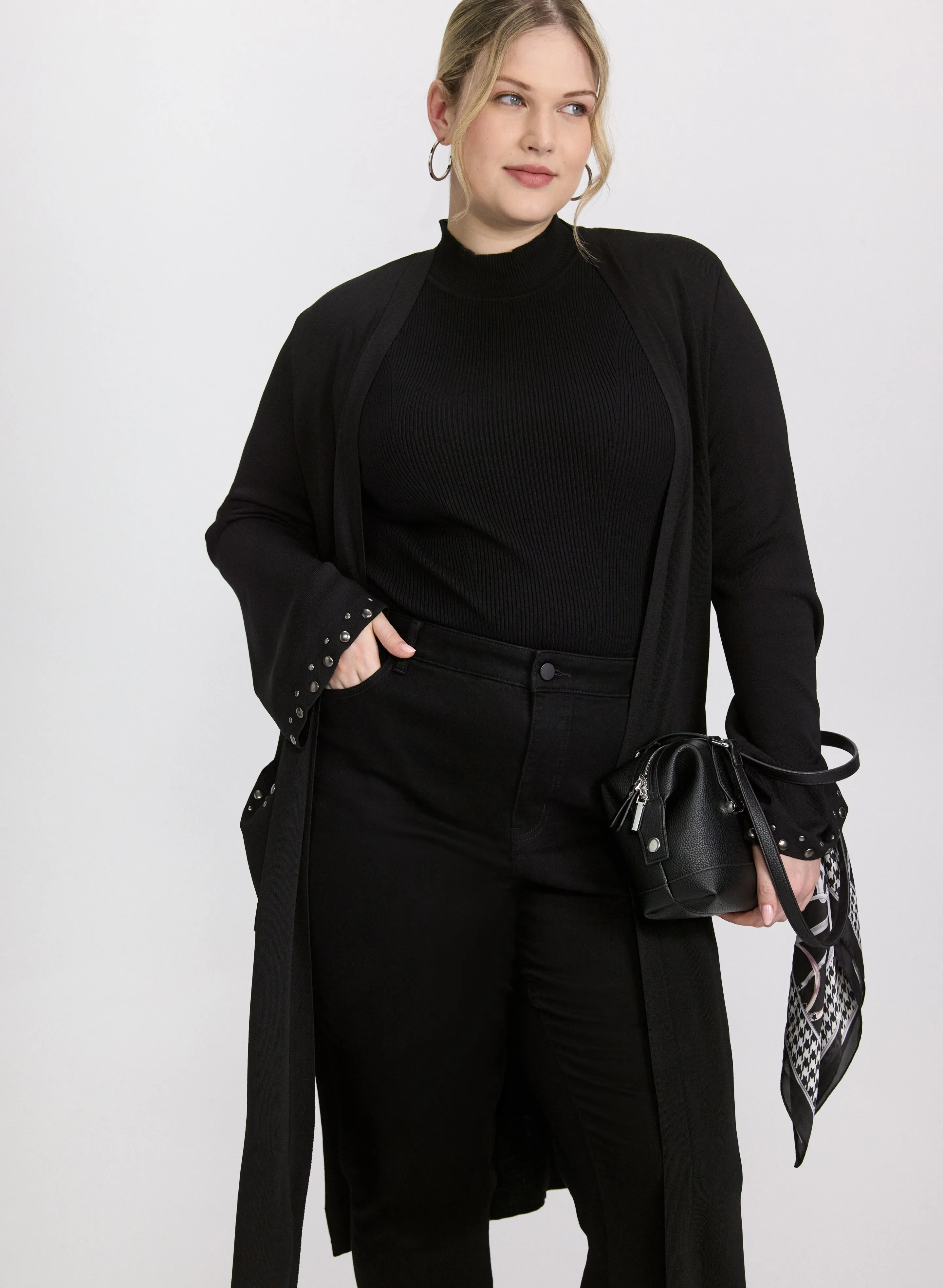 Joseph Ribkoff - Embellished Open-Front Cardigan sold by Laura