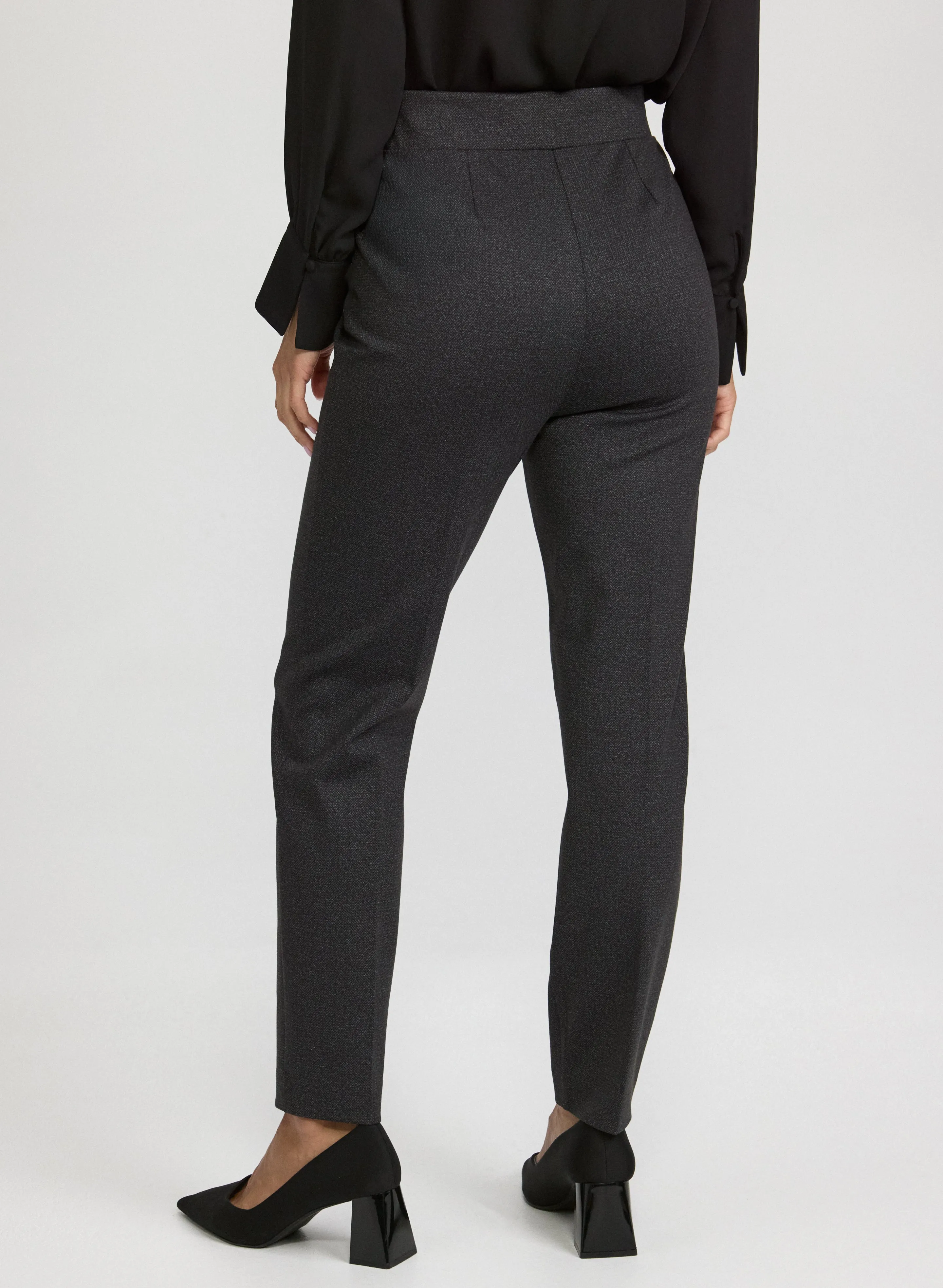 Sofia Herringbone Slim-Leg Pants sold by Laura product image thumbnail 3