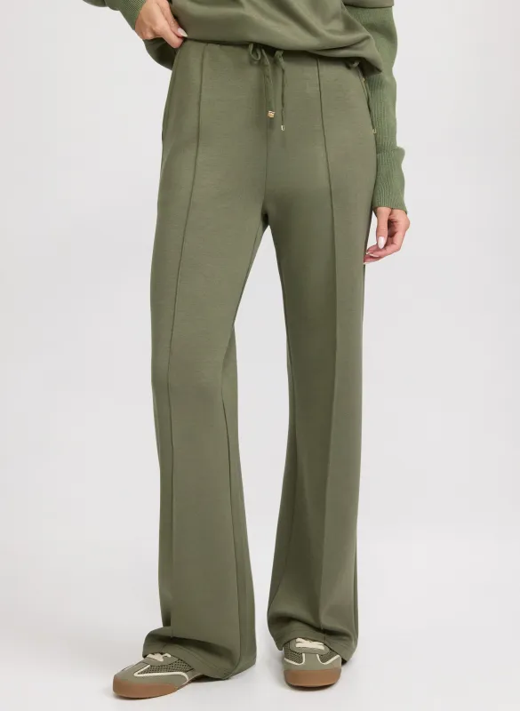 Pull-On Straight-Leg Pants sold by Laura