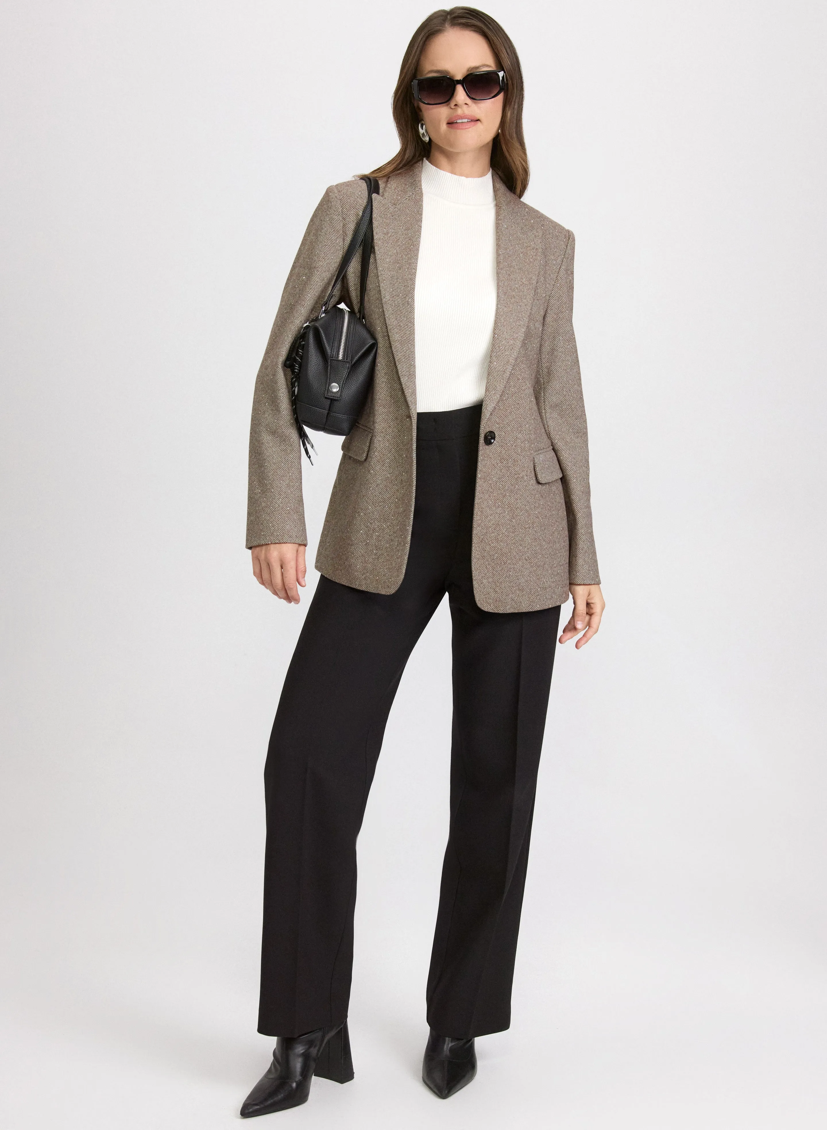 Embellished Herringbone Blazer sold by Laura product image thumbnail 3