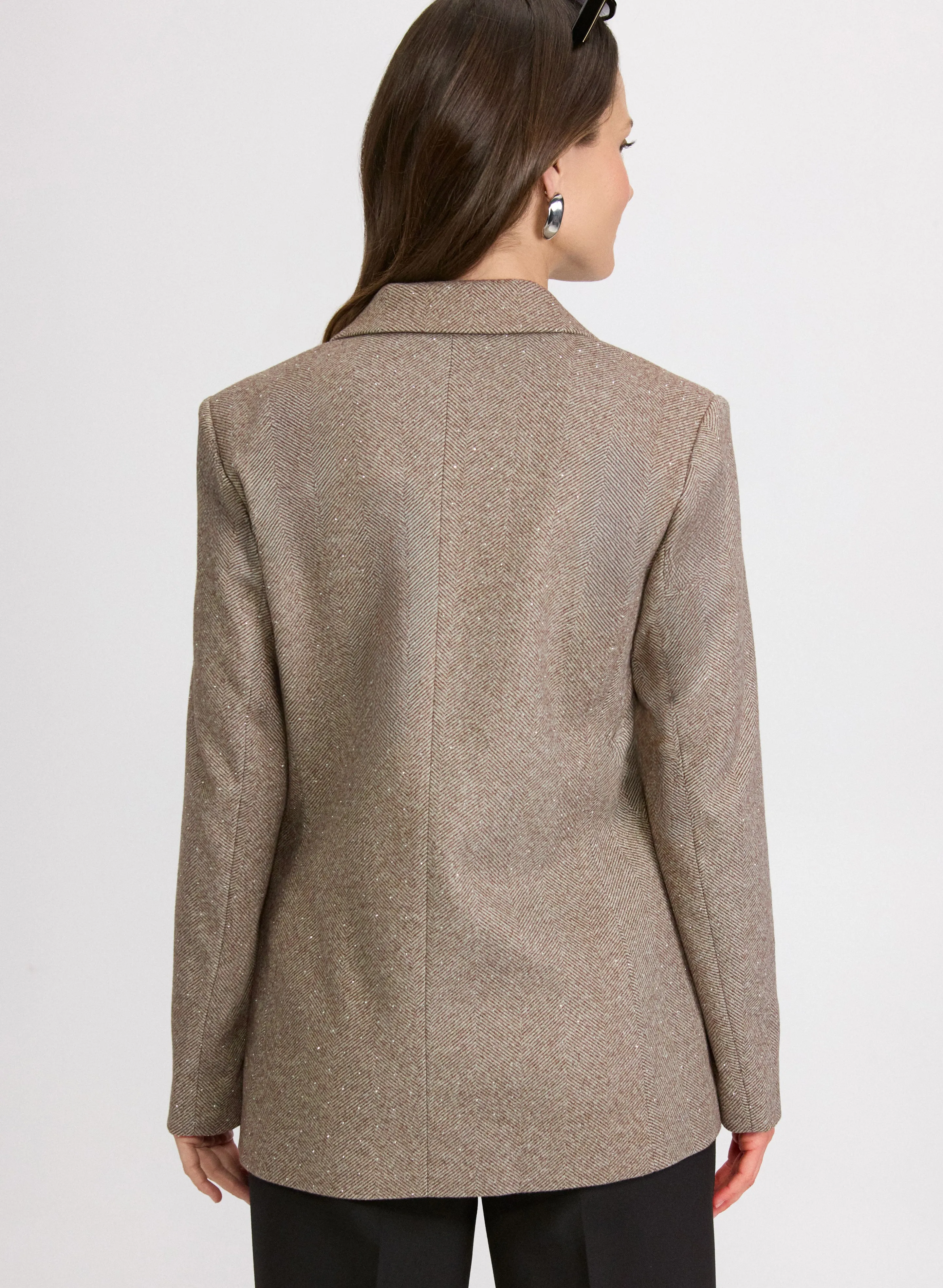 Embellished Herringbone Blazer sold by Laura product image thumbnail 4