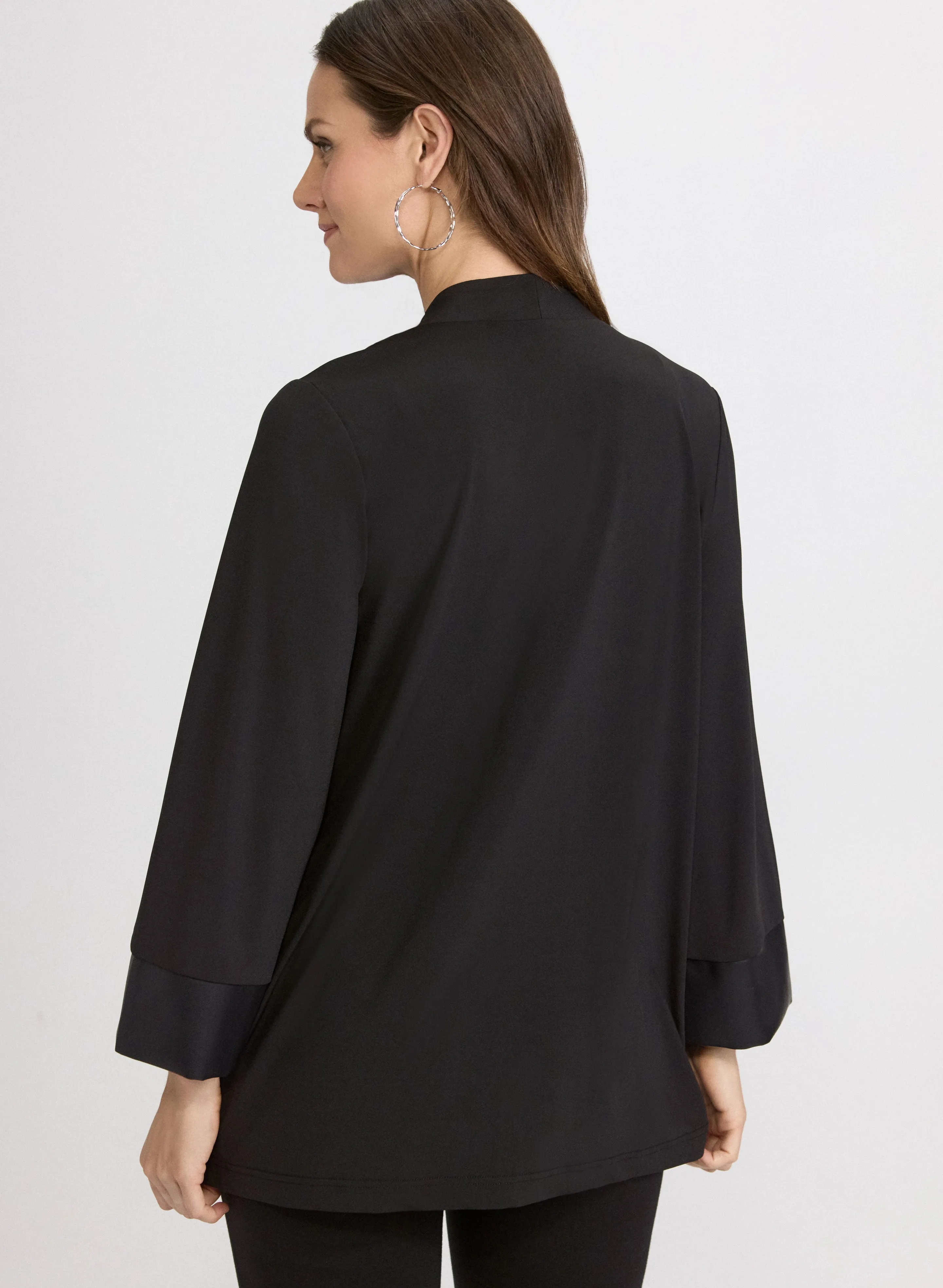 Vegan Leather Trim Top sold by Laura product image thumbnail 5