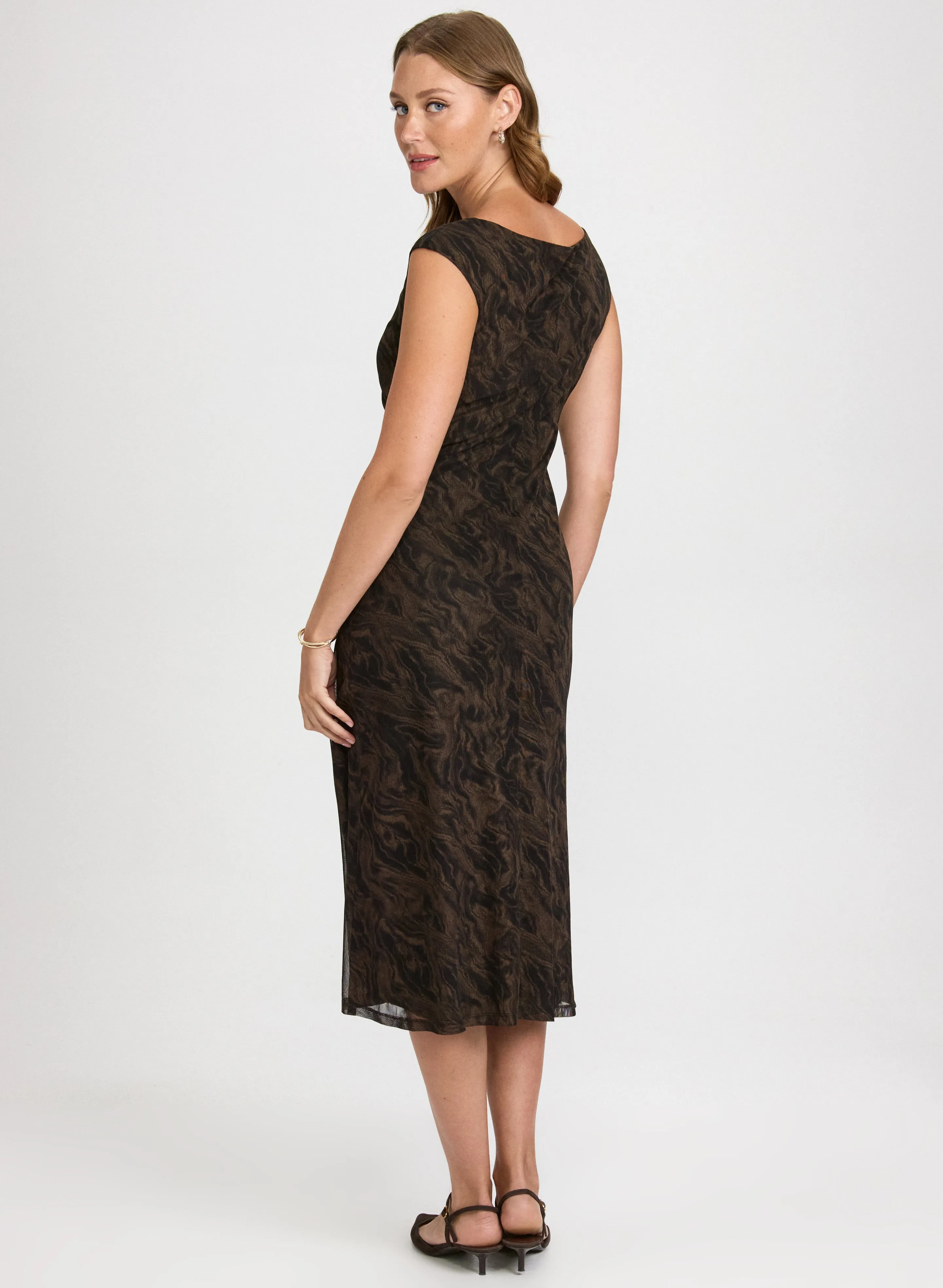 Boat Neck Midi Dress sold by Laura product image thumbnail 3