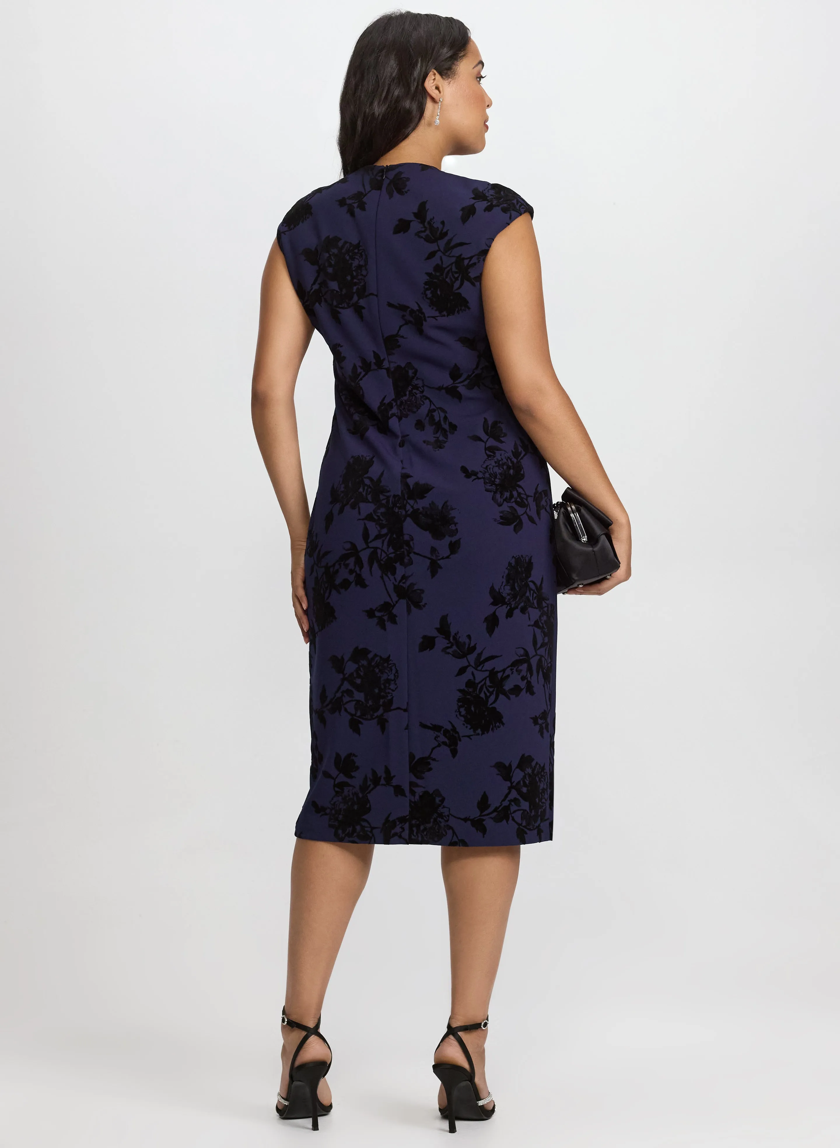 Floral Cap Sleeve Dress sold by Laura product image thumbnail 3