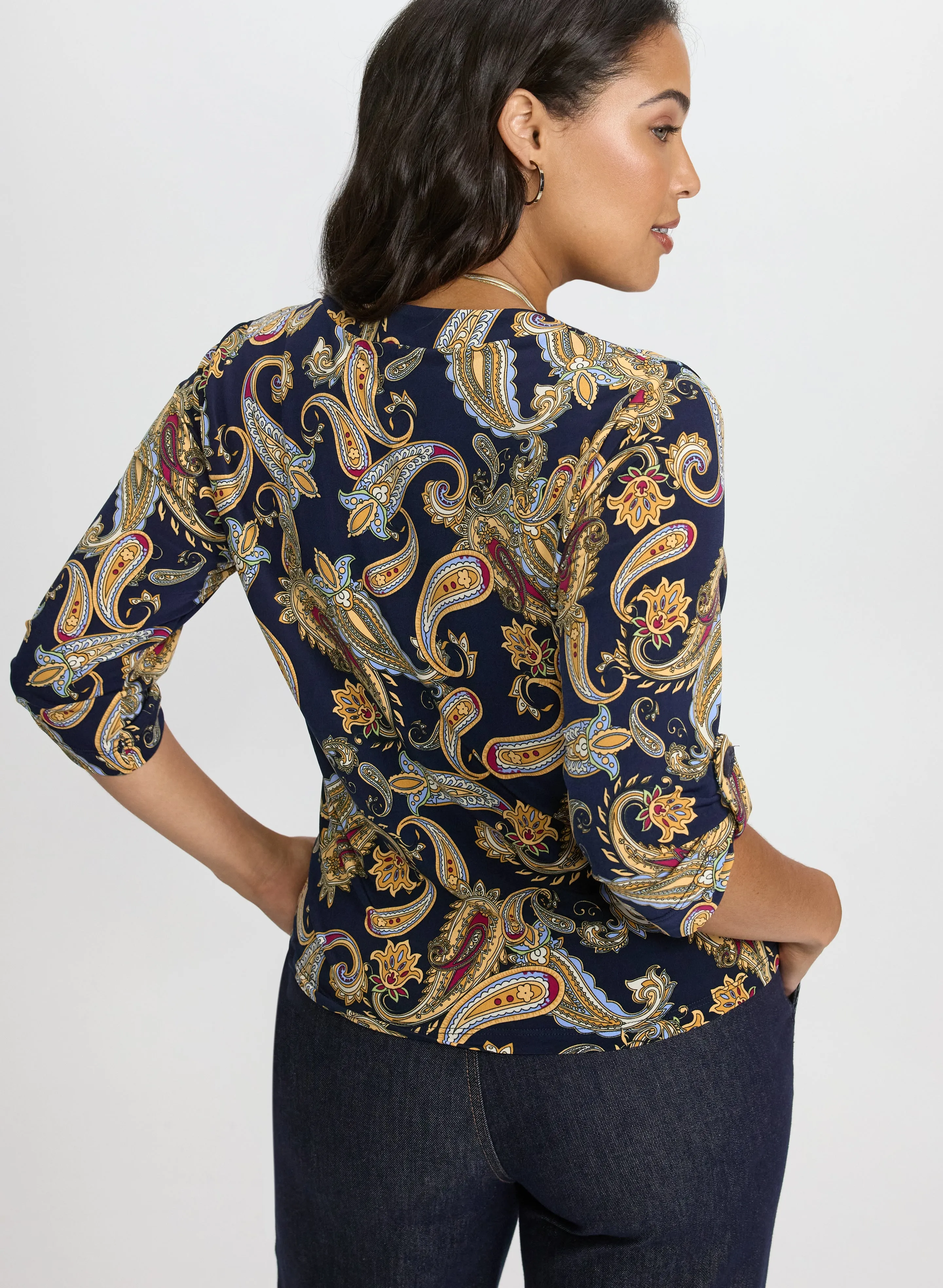 Paisley Print Top sold by Laura product image thumbnail 3