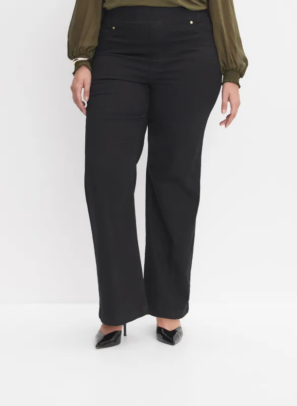 Melanie Lyne - Pull-On Flare-Leg Jeans sold by Laura