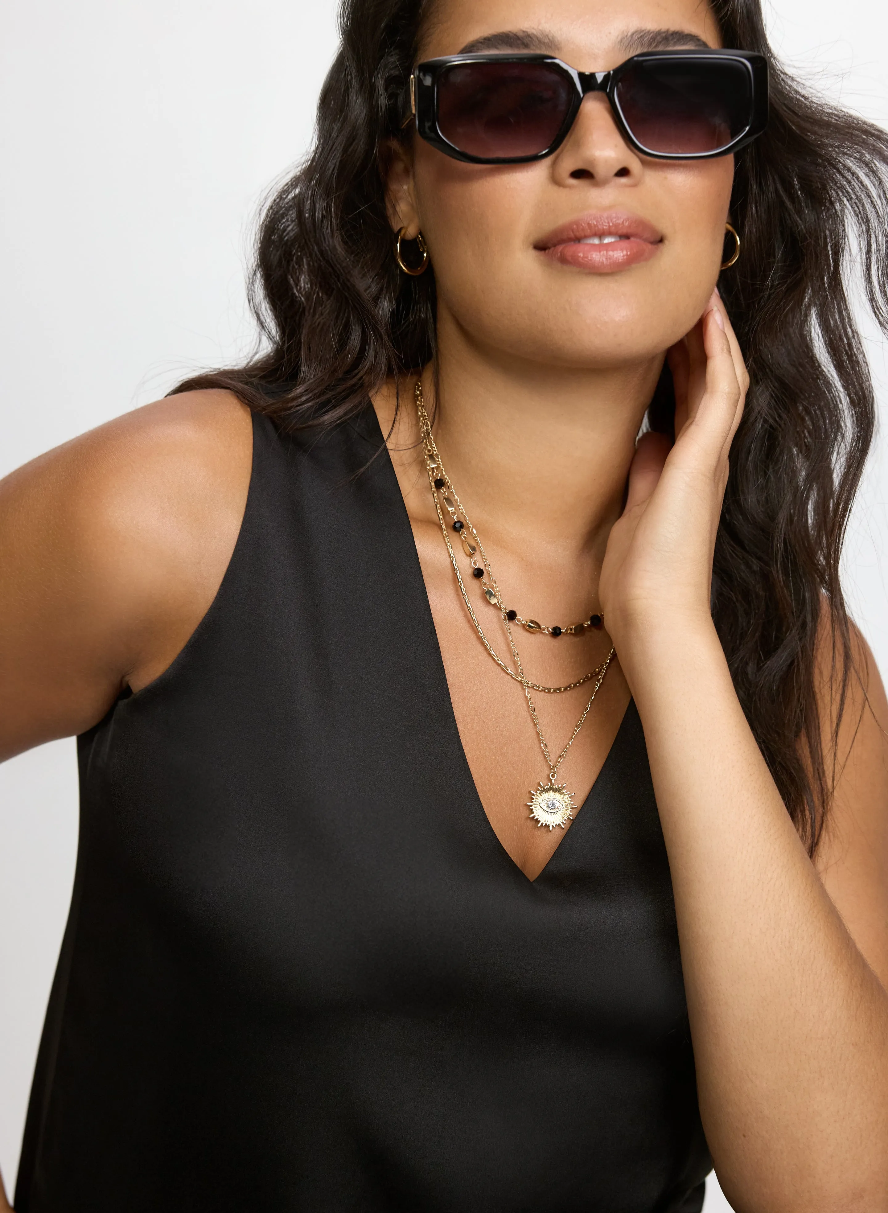 Satin Sleeveless Blouse sold by Laura product image thumbnail 5