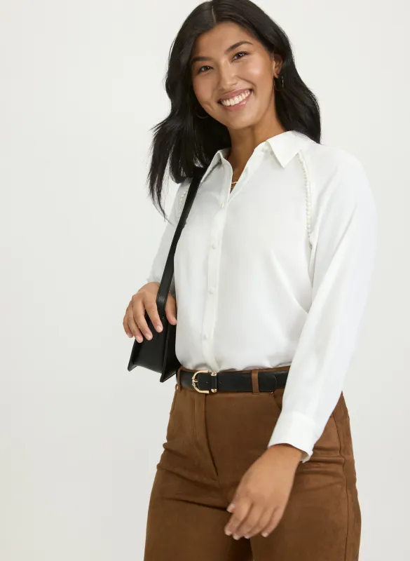 Pearl Detail Blouse sold by Laura