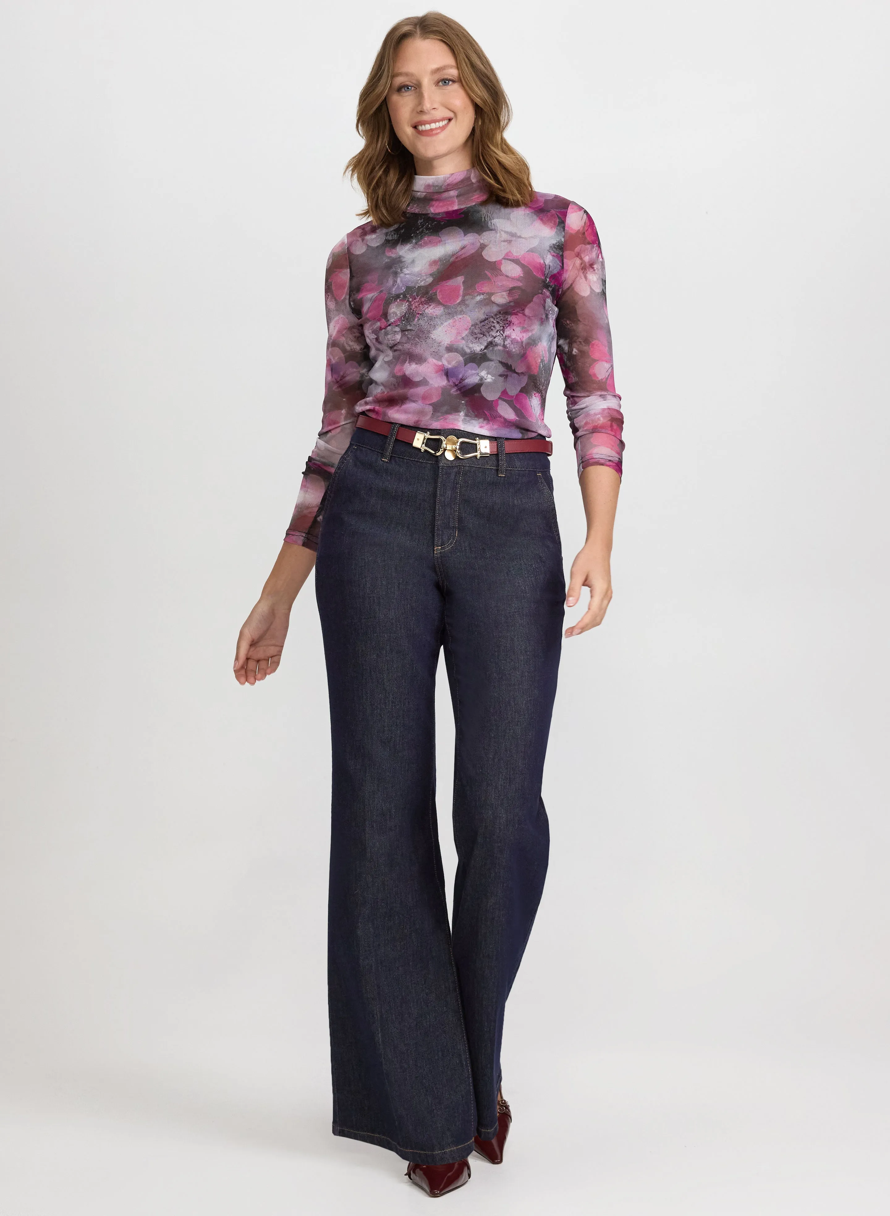Floral Mesh Top sold by Laura product image thumbnail 3