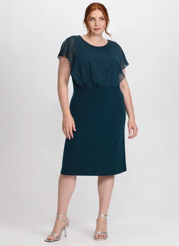 French Knot Embroidered Dress sold by Laura