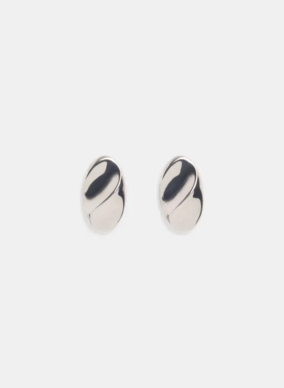 Grooved Oval Earrings sold by Laura