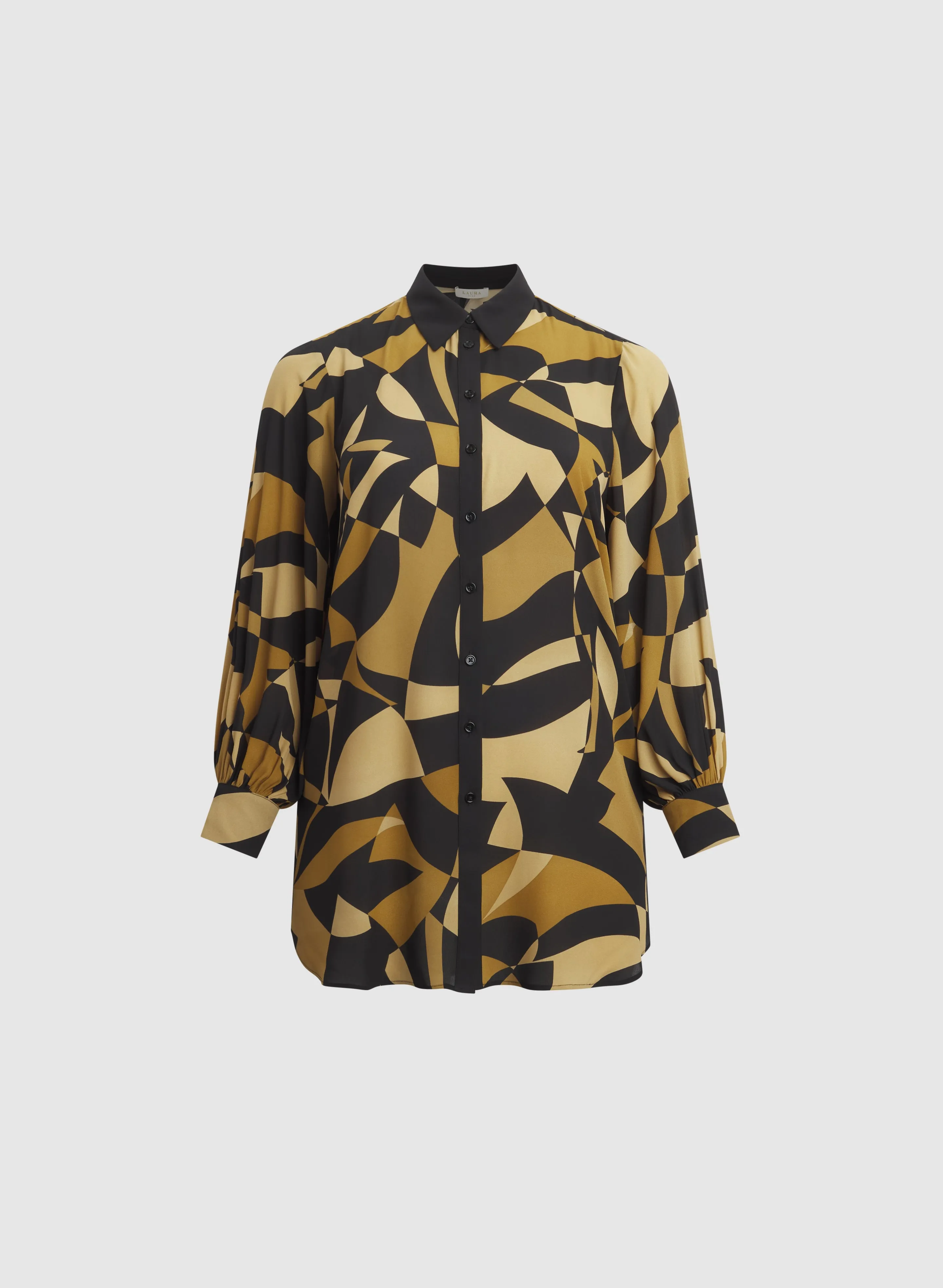 Geometric Button-Down Blouse sold by Laura product image thumbnail 5