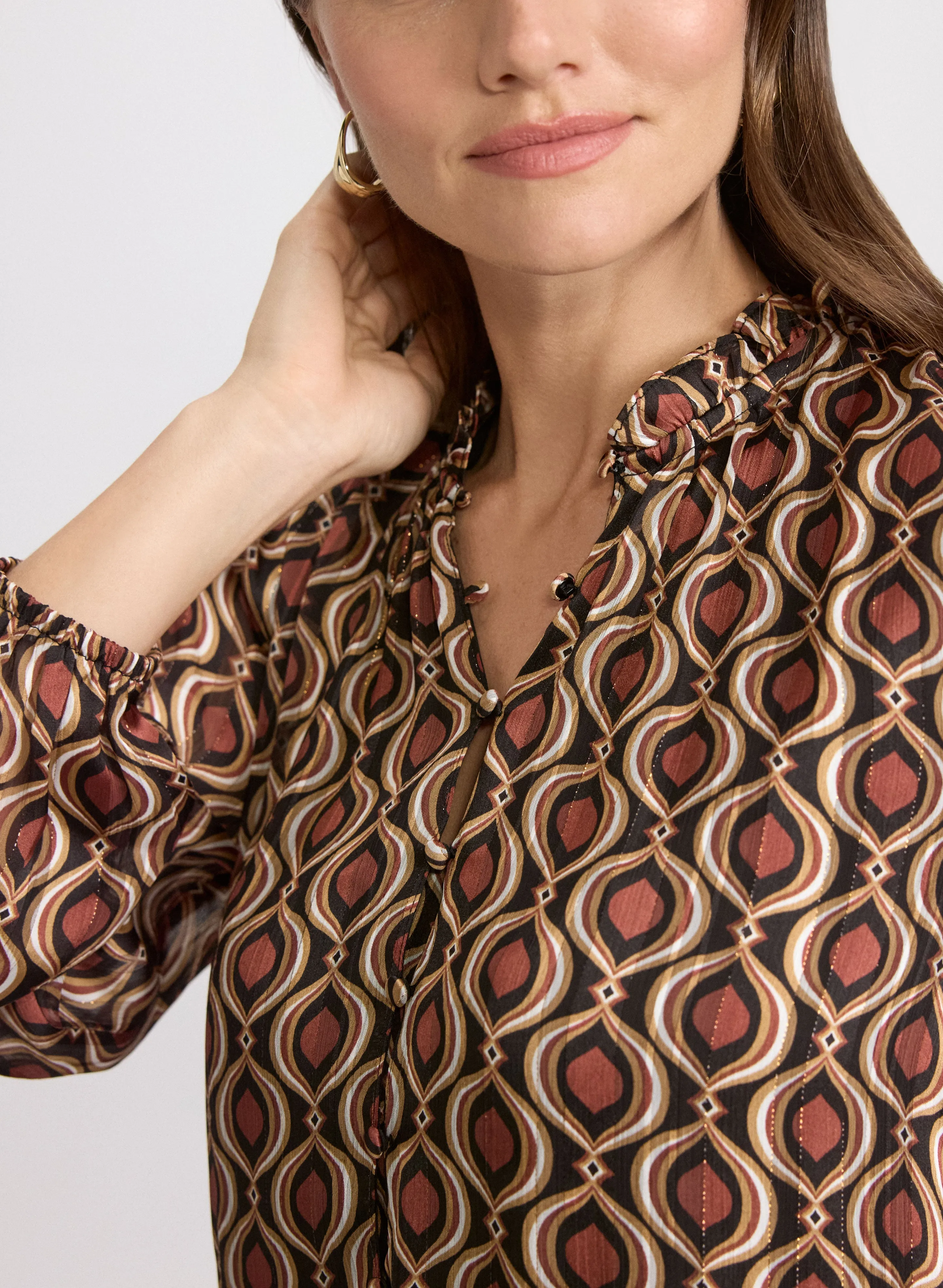 Geometric Blouse sold by Laura product image thumbnail 5