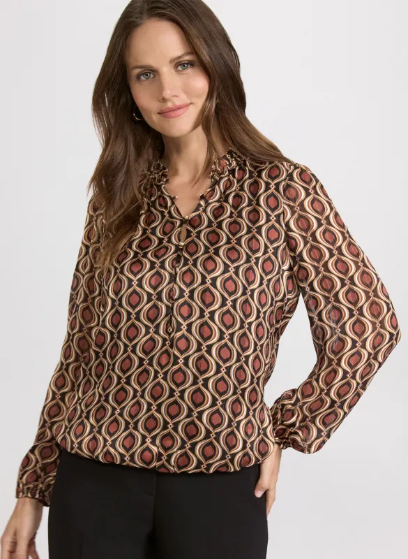 Geometric Blouse sold by Laura