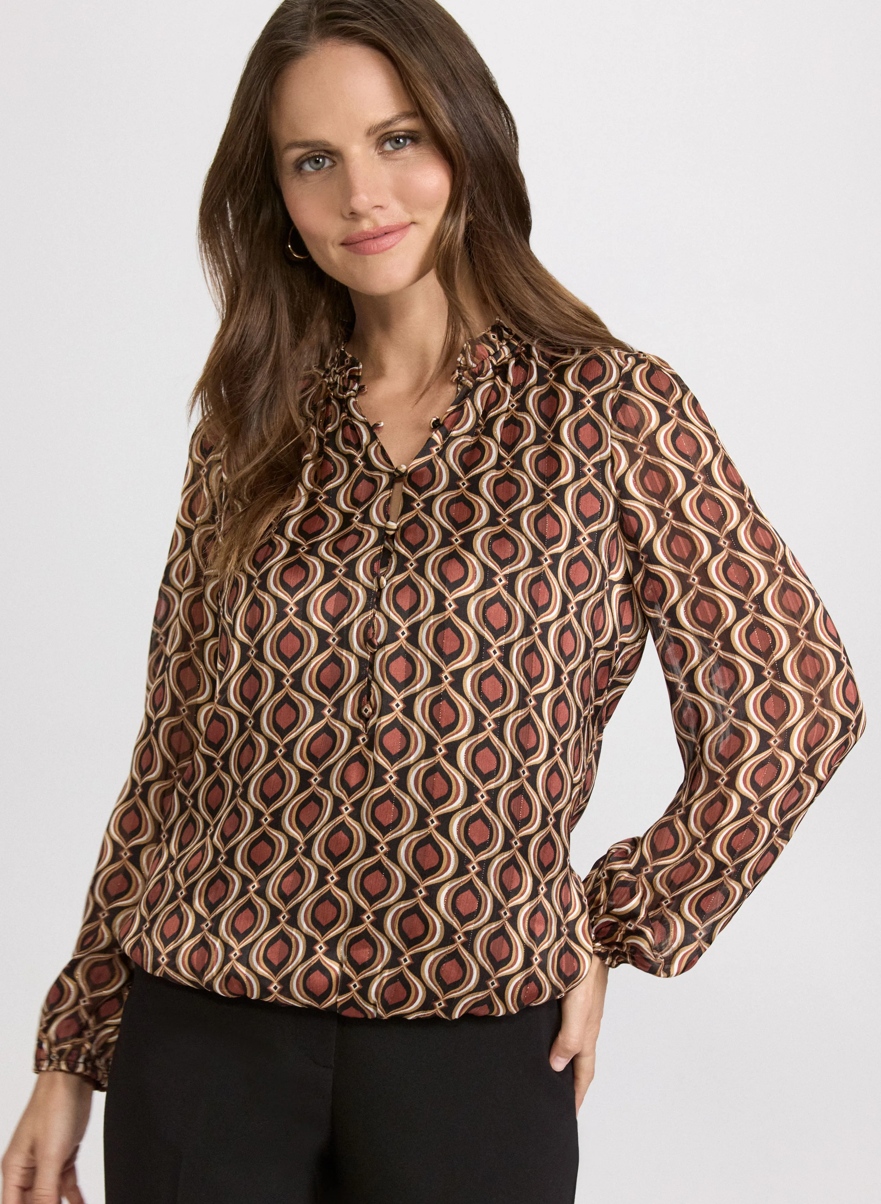 Geometric Blouse sold by Laura