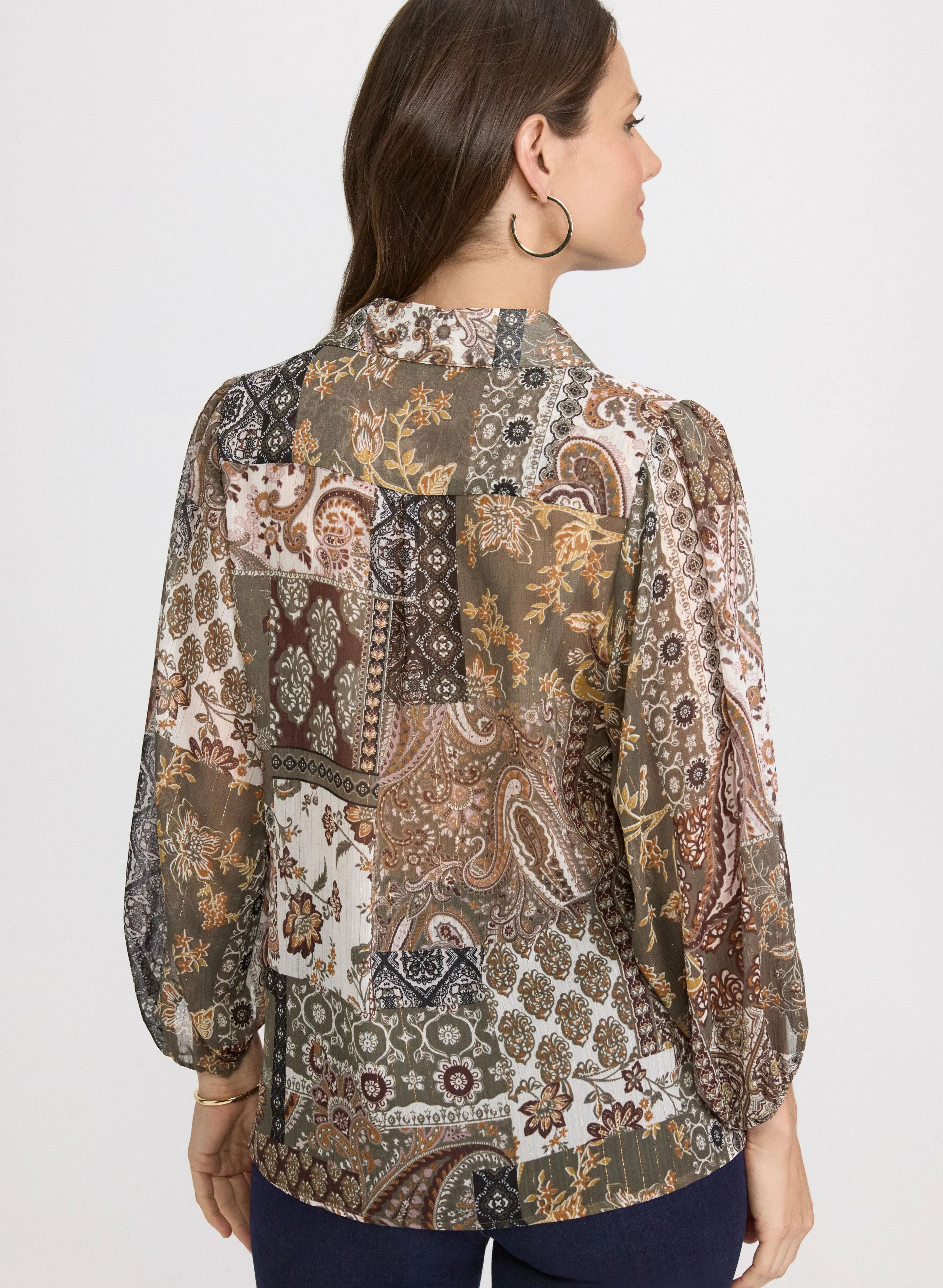 Paisley Patchwork Blouse sold by Laura product image thumbnail 2