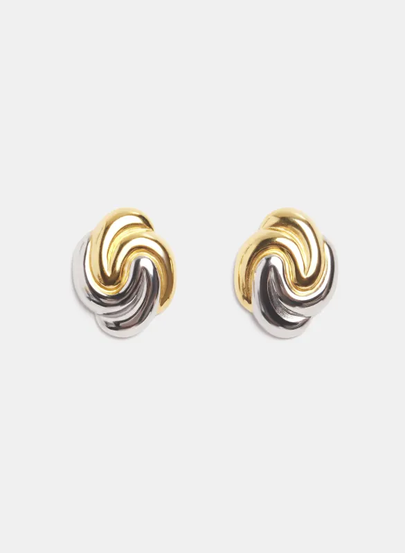 Knot Button Earrings sold by Laura