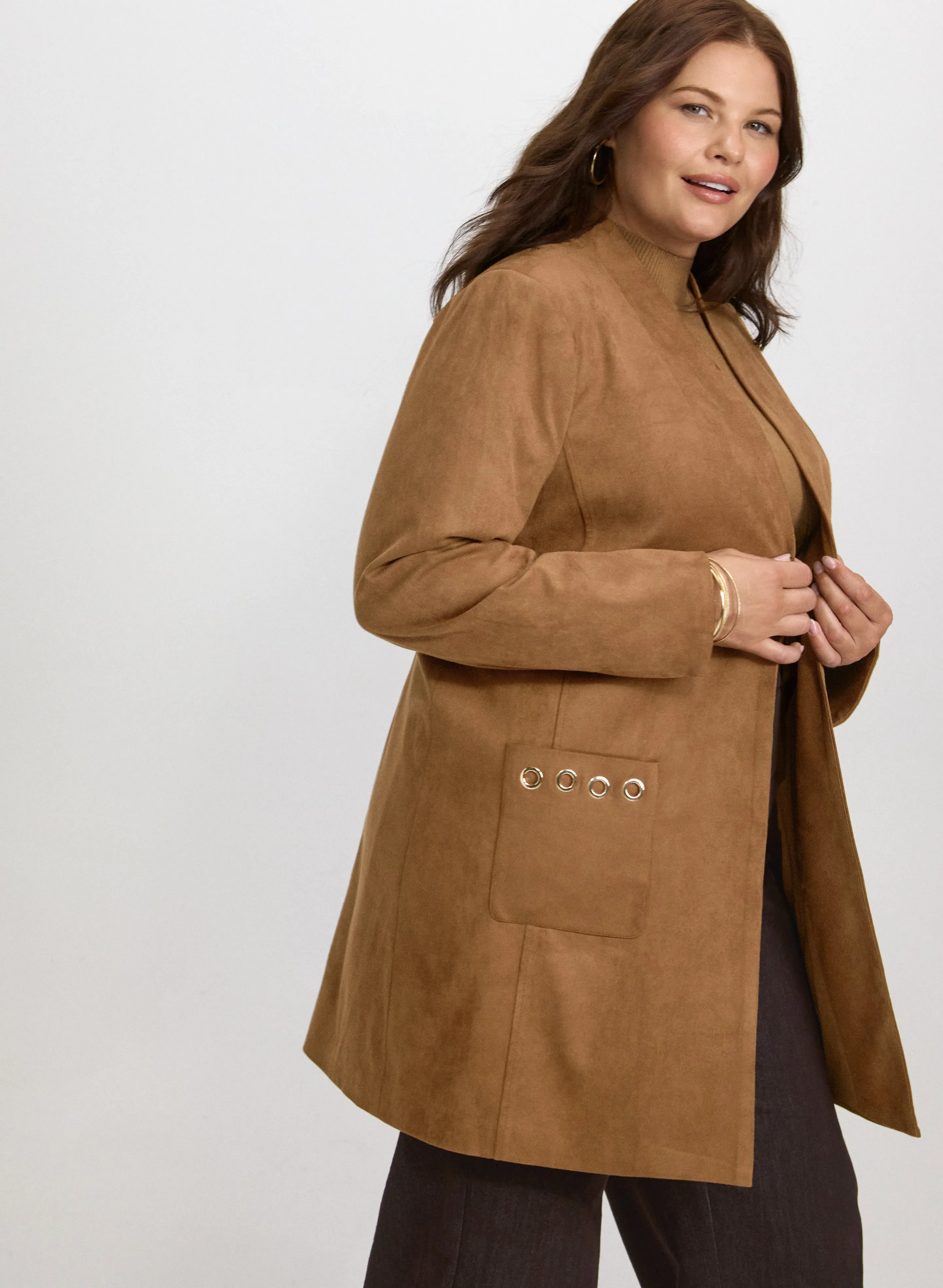 Faux-Suede Jacket sold by Laura product image thumbnail 2