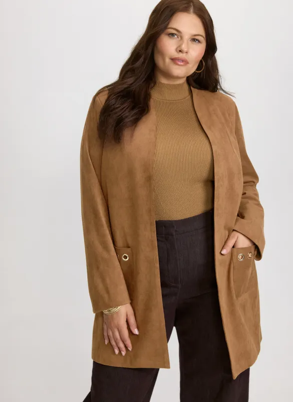 Faux-Suede Jacket sold by Laura