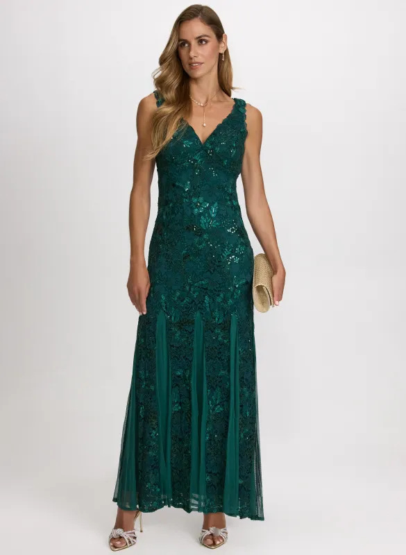 Embellished Lace Dress sold by Laura