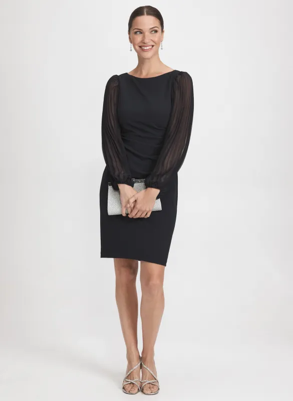 Pleated Sleeve Dress sold by Laura