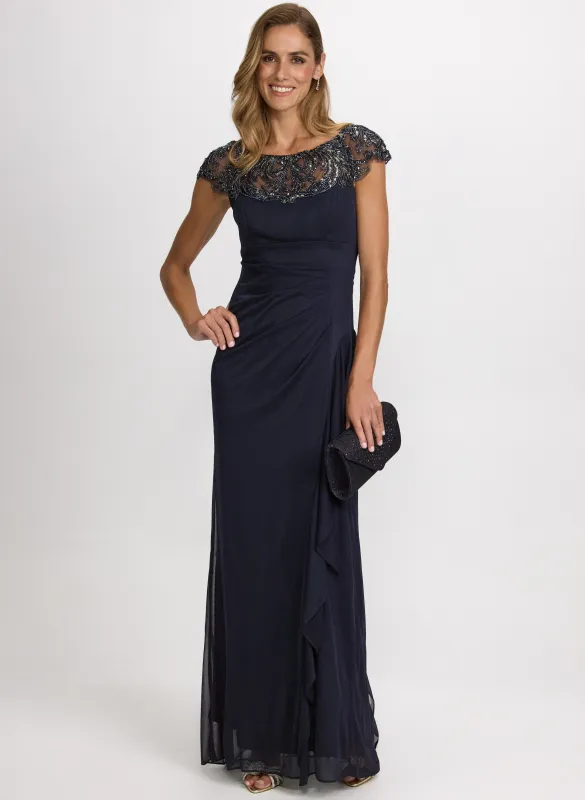 Embellished Yoke Dress sold by Laura