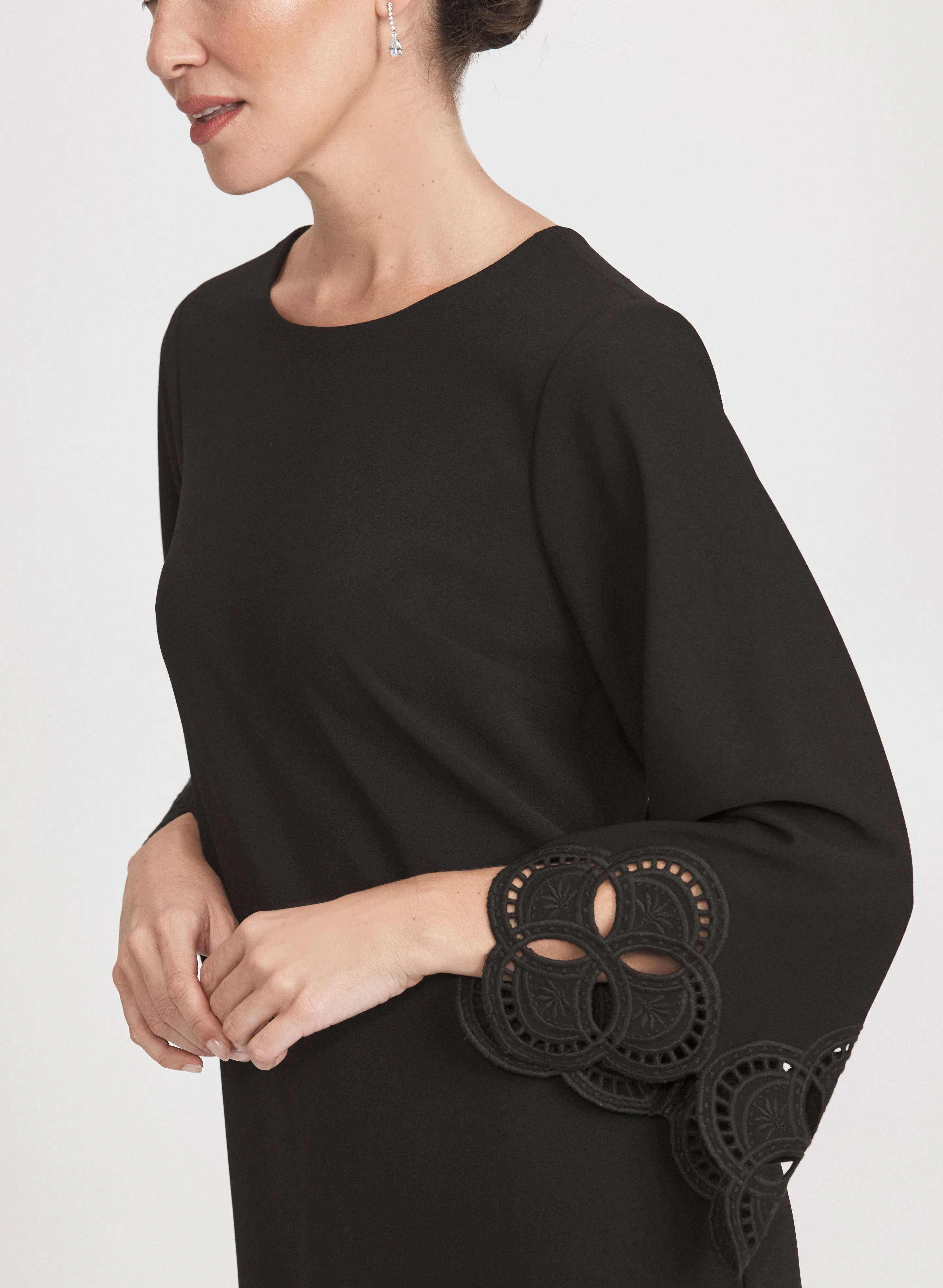Embroidered Sleeve Dress sold by Laura product image thumbnail 2
