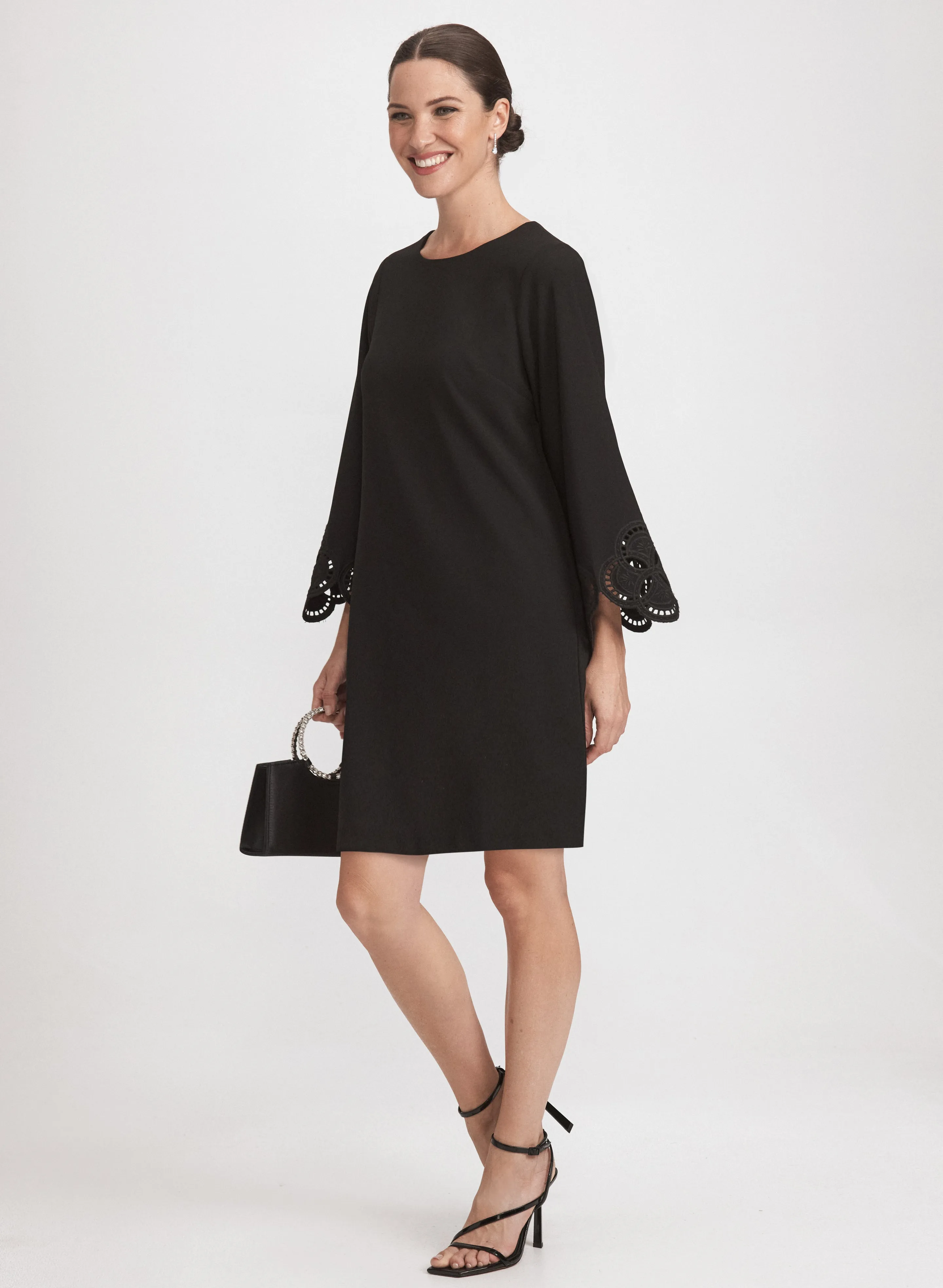 Embroidered Sleeve Dress sold by Laura product image thumbnail 3