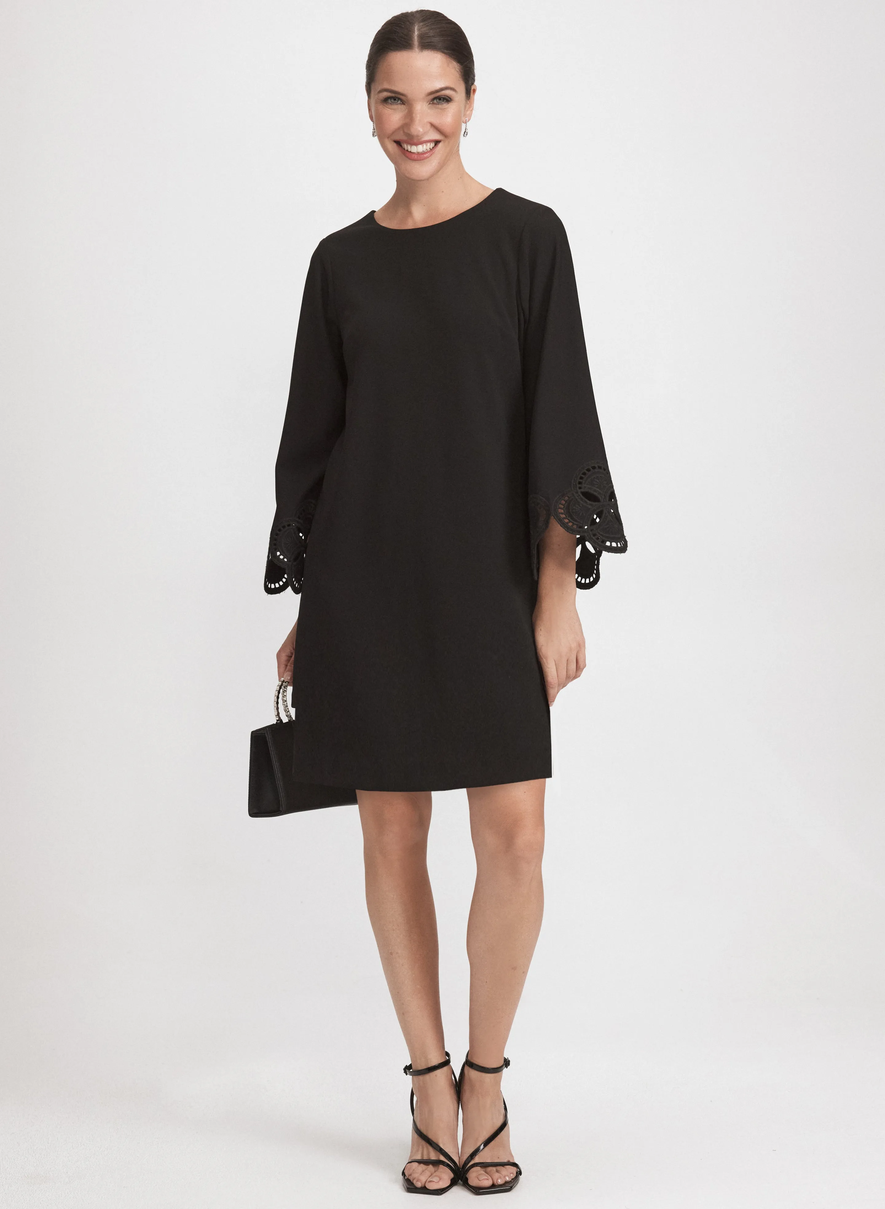 Embroidered Sleeve Dress sold by Laura