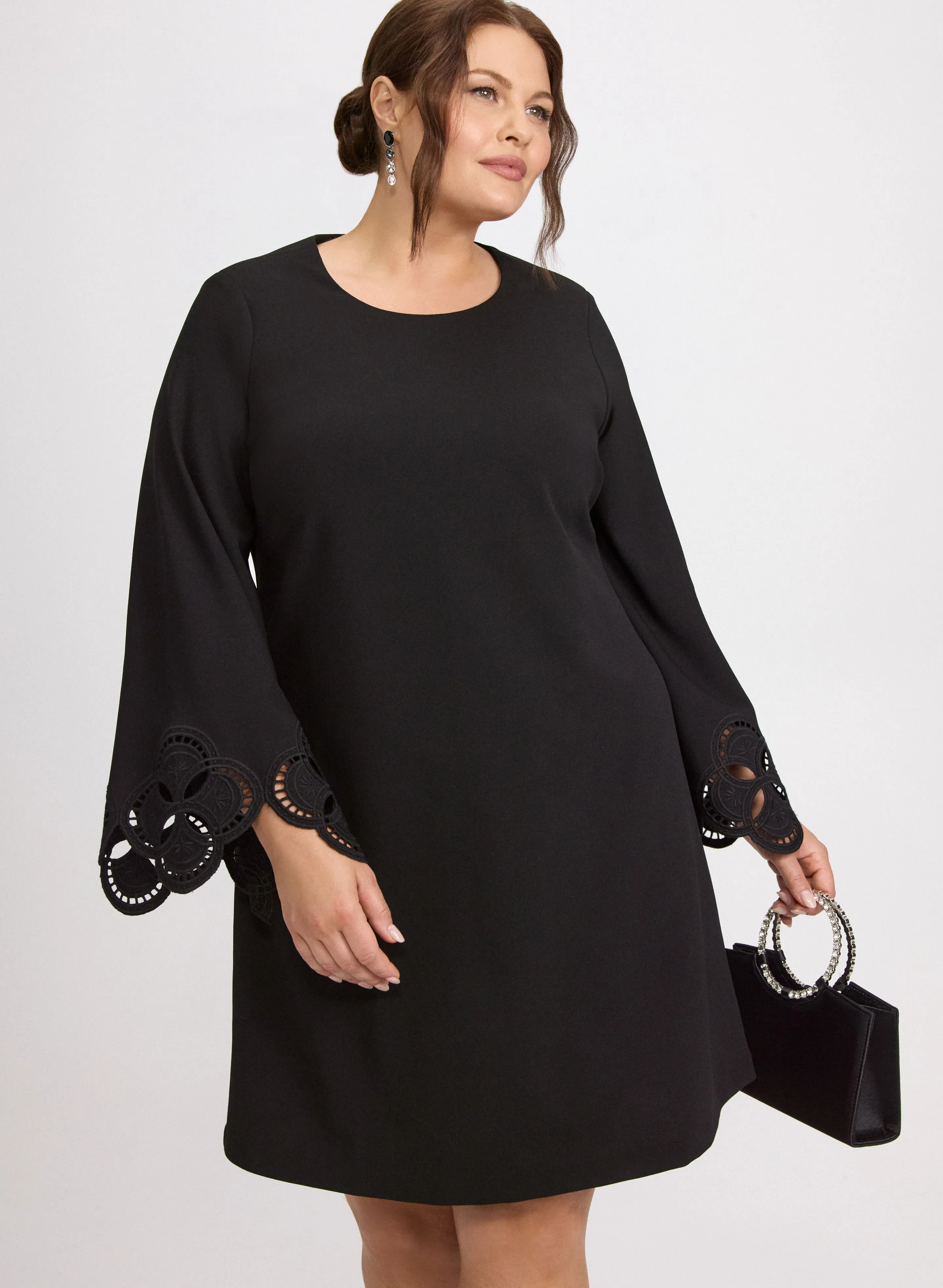 Embroidered Sleeve Dress sold by Laura product image thumbnail 5