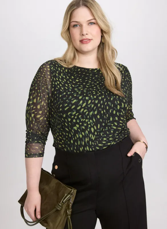 Abstract Mesh Top made by Laura