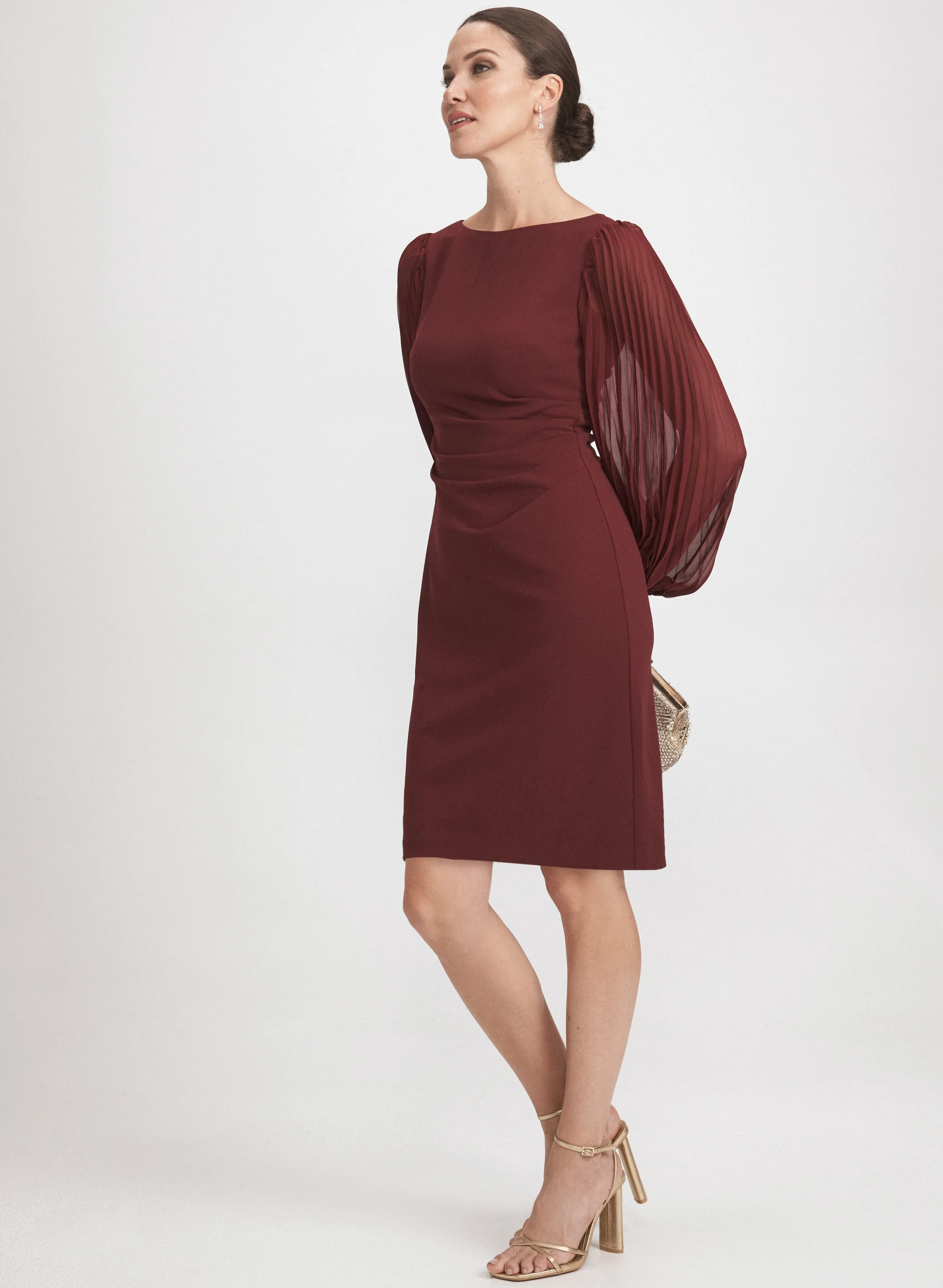 Pleated Sleeve Dress sold by Laura product image thumbnail 2