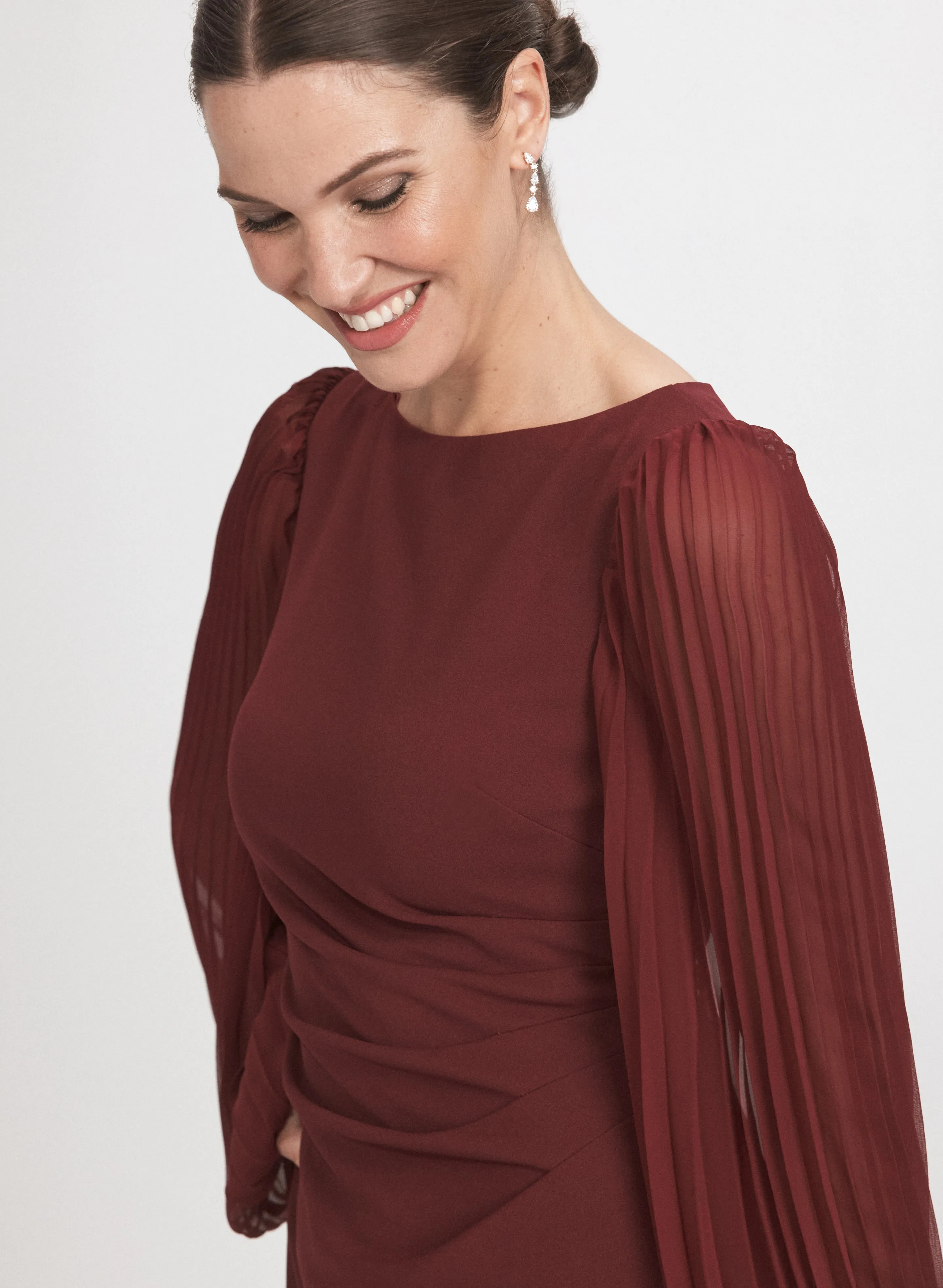 Pleated Sleeve Dress sold by Laura product image thumbnail 5