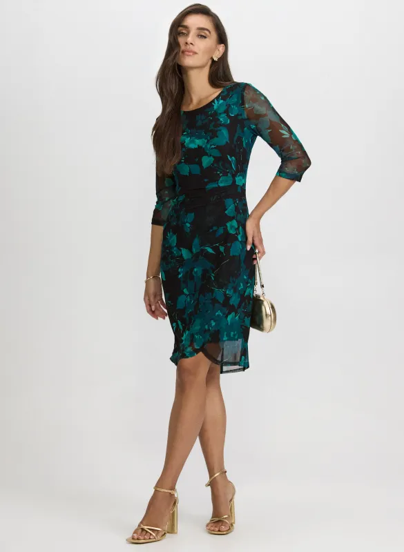 Floral Mesh Dress sold by Laura