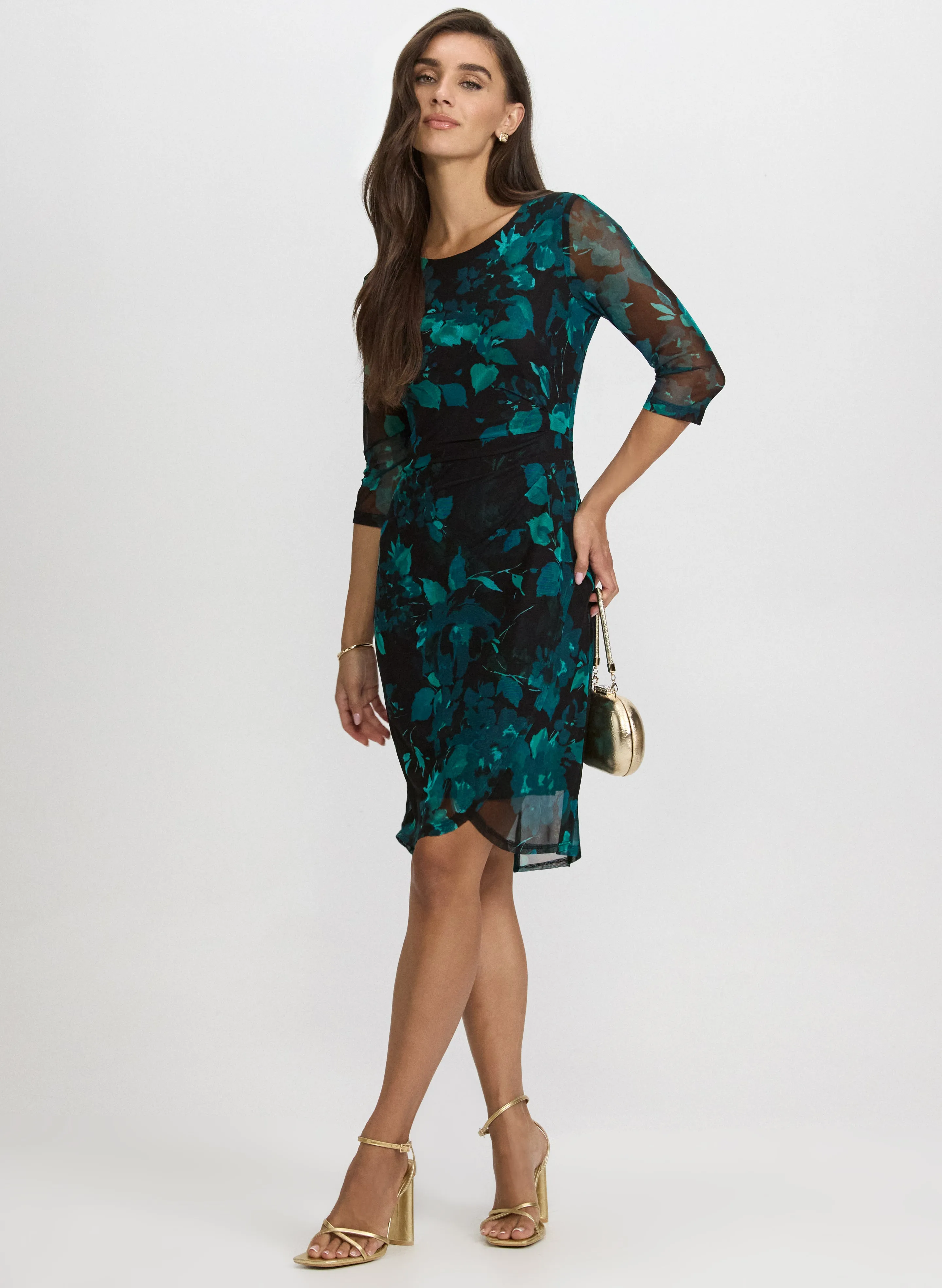 Floral Mesh Dress sold by Laura
