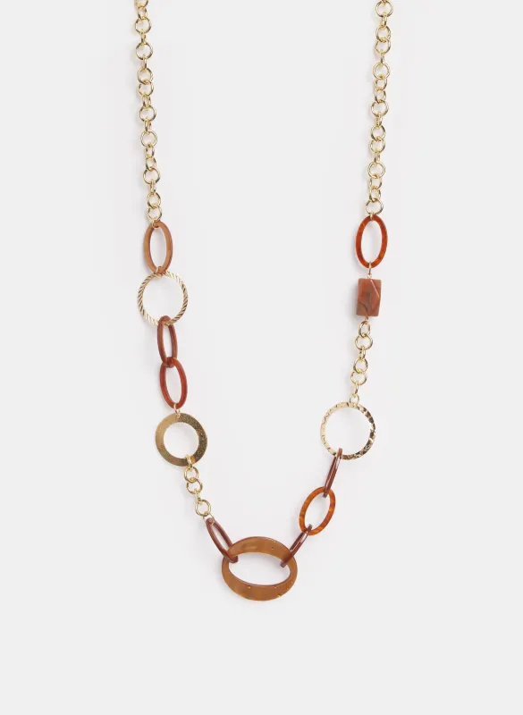 Resin Link Necklace sold by Laura