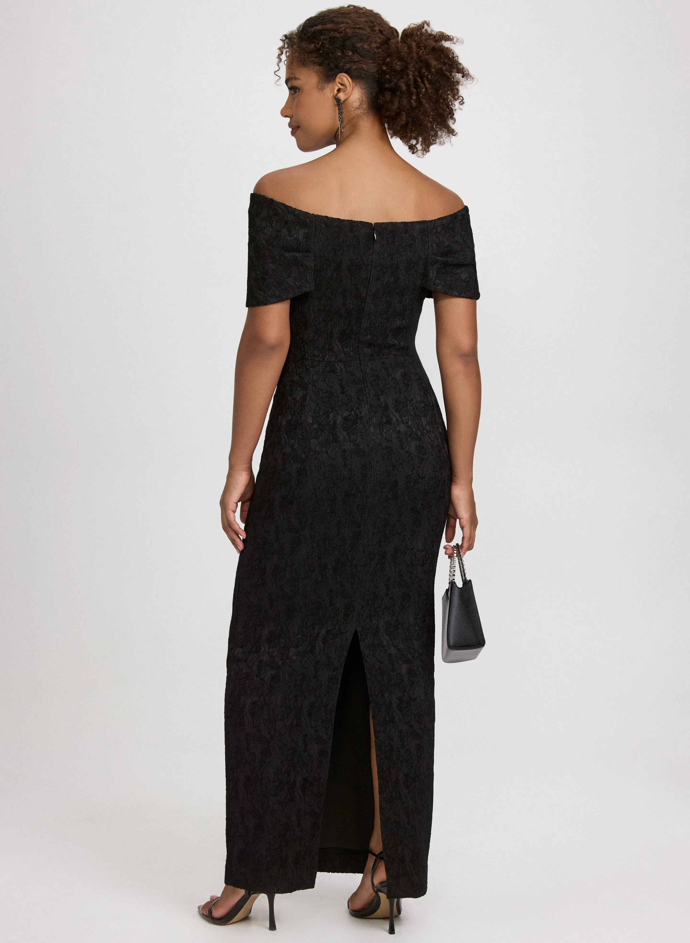 Off-The-Shoulder Textured Dress sold by Laura product image thumbnail 3