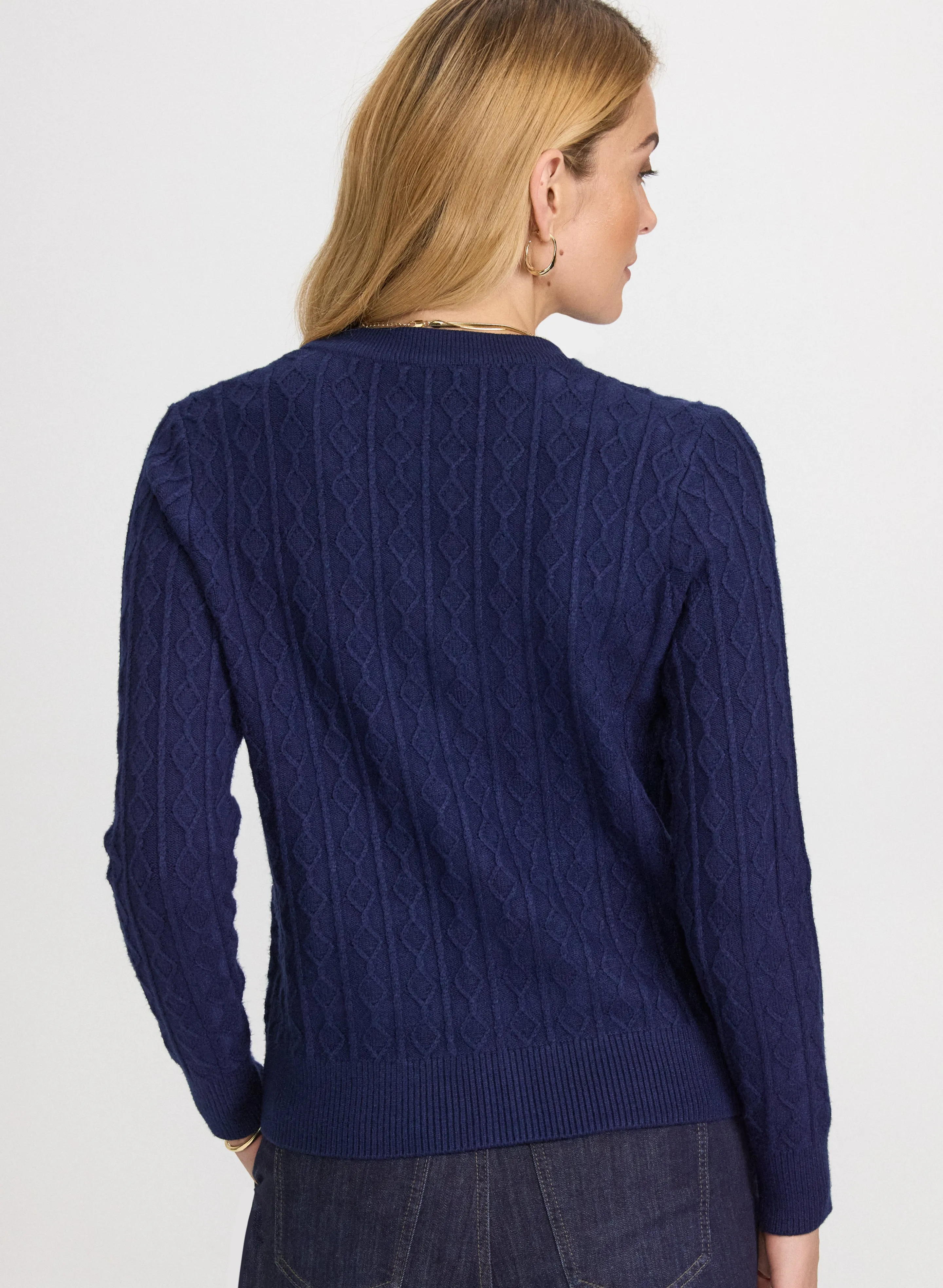 Cable Knit Cardigan sold by Laura product image thumbnail 4