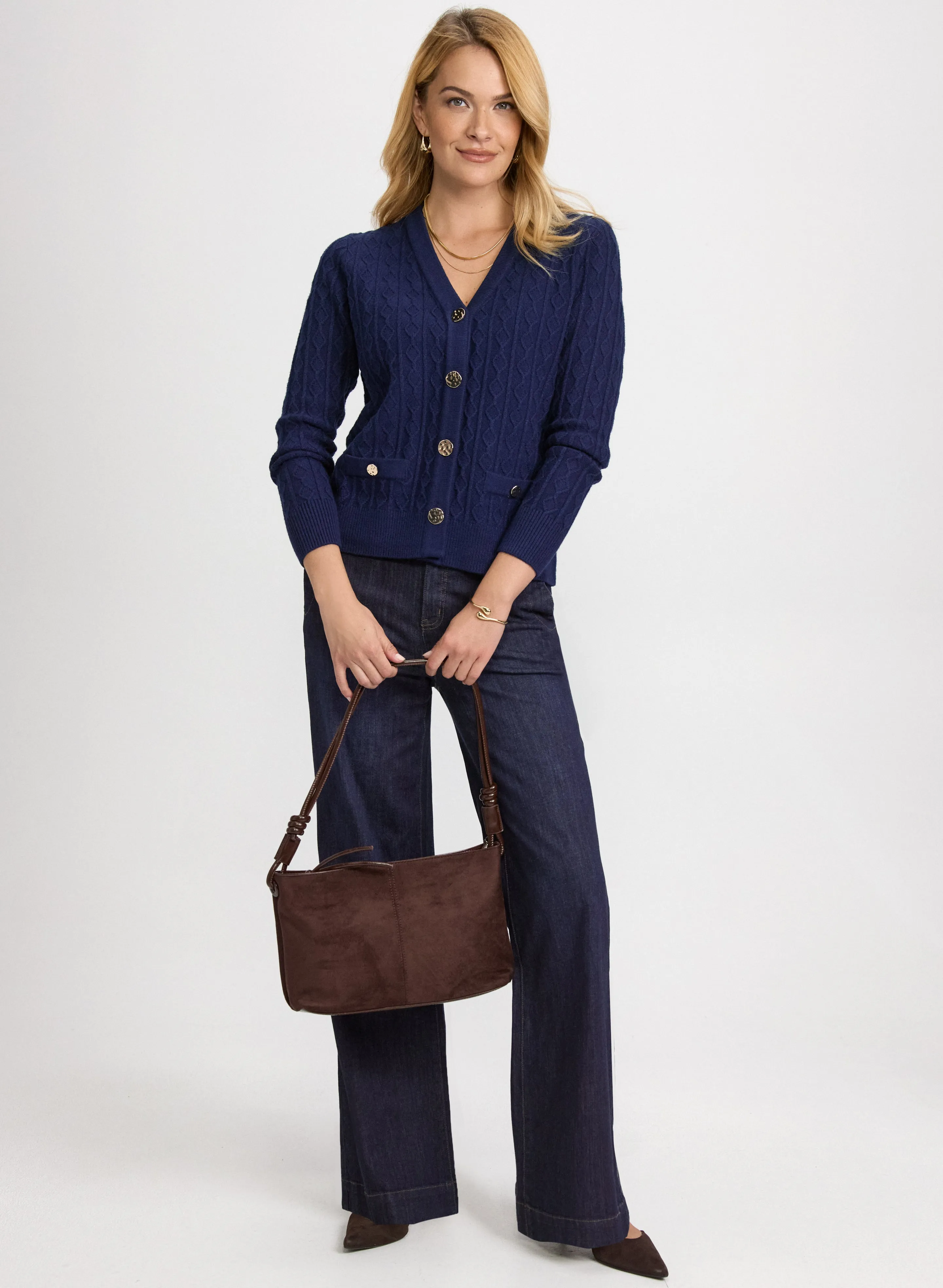 Cable Knit Cardigan sold by Laura product image thumbnail 3