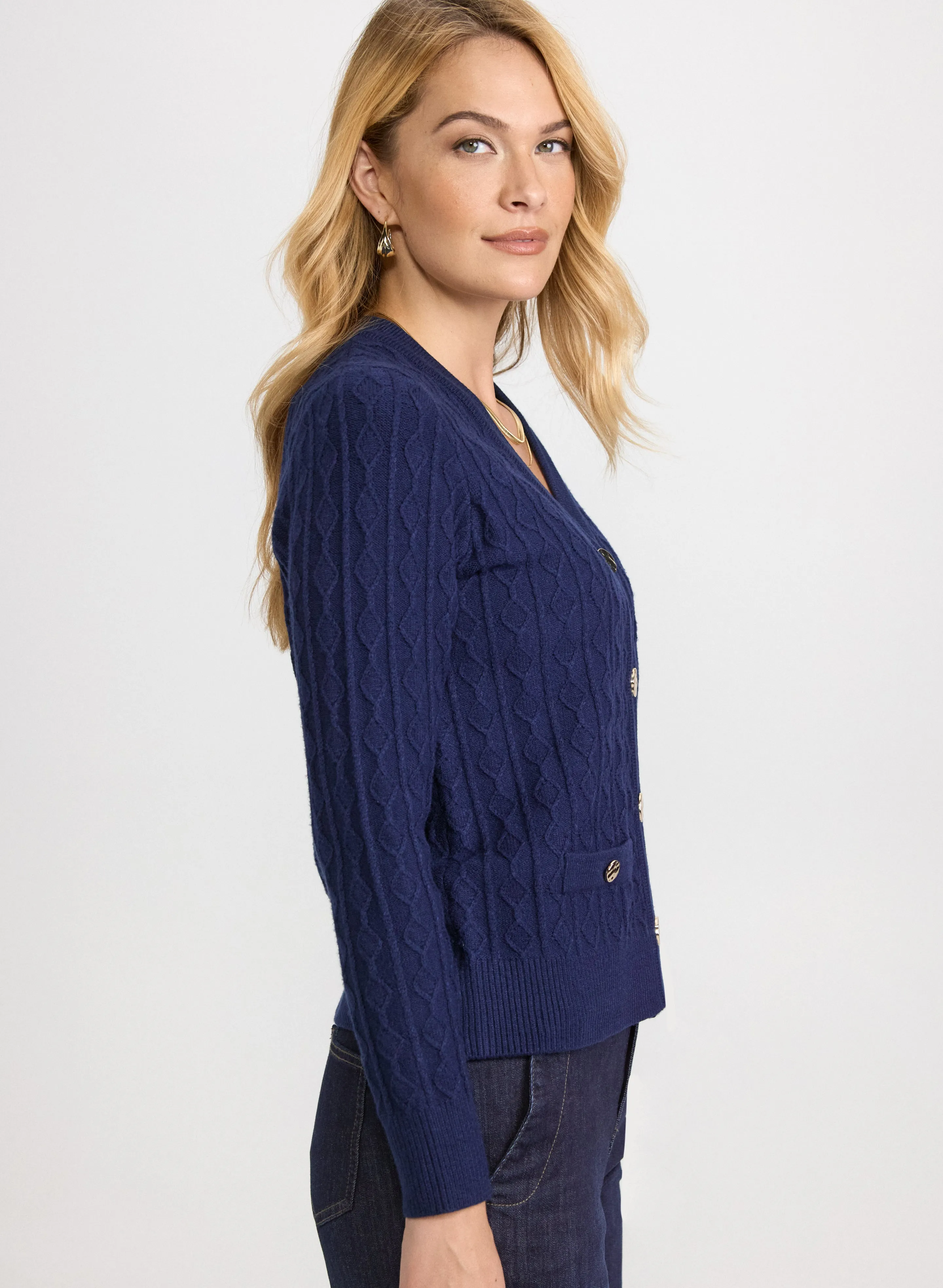 Cable Knit Cardigan sold by Laura product image thumbnail 2
