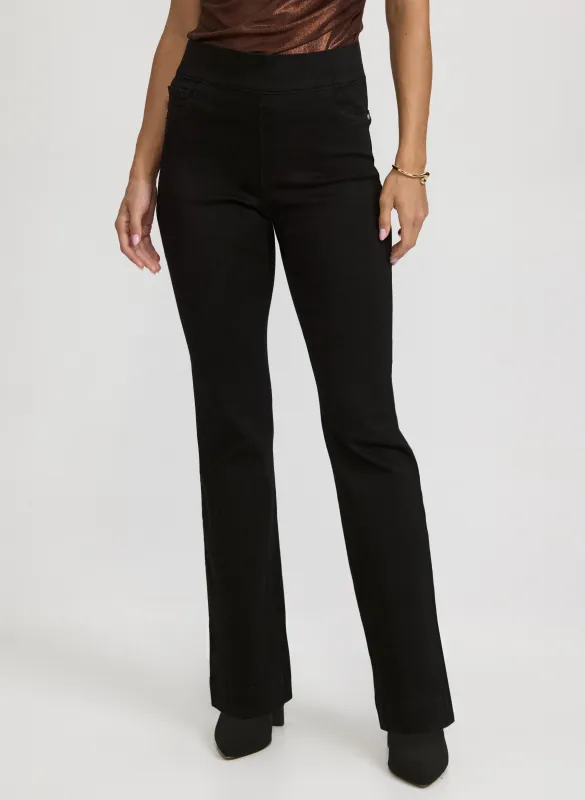 Pull-On Flare-Leg Jeans sold by Laura