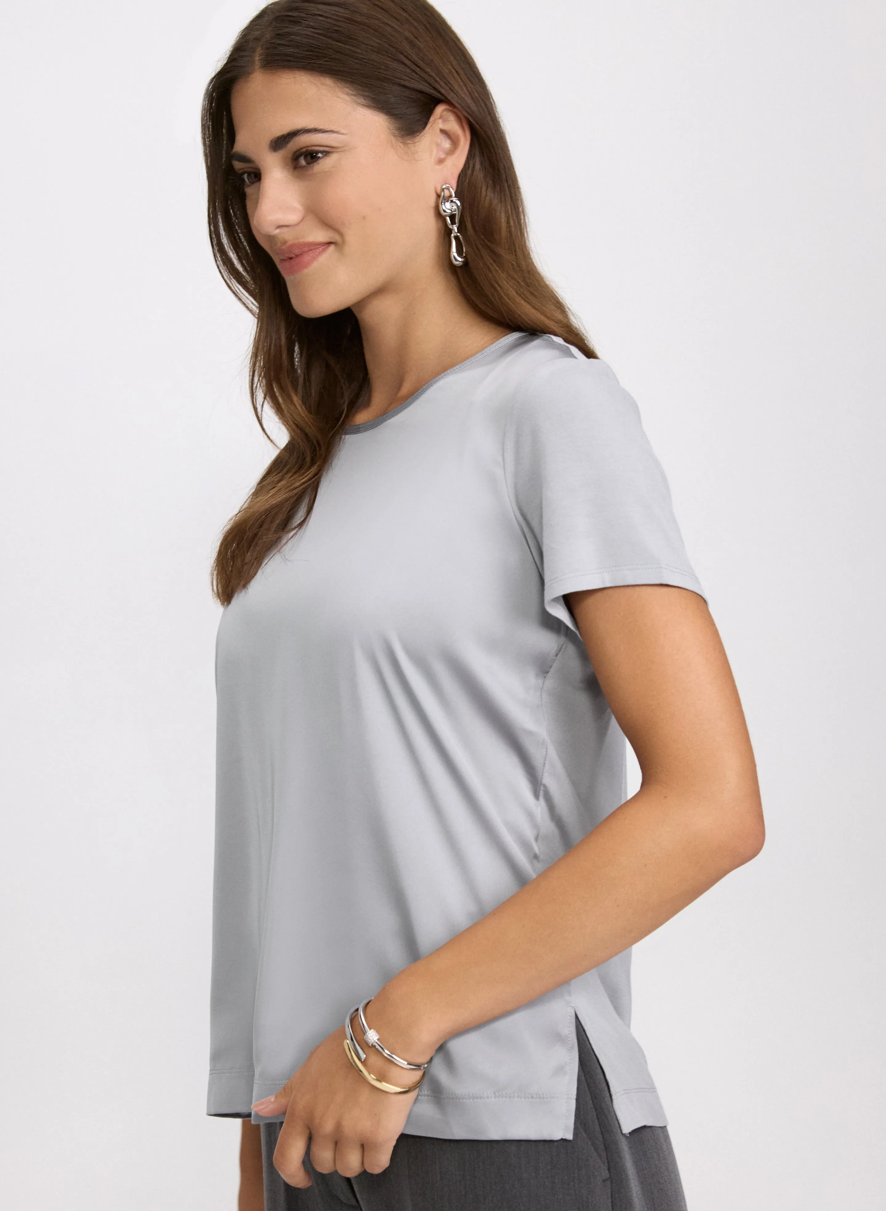 Satin Front Top sold by Laura product image thumbnail 2