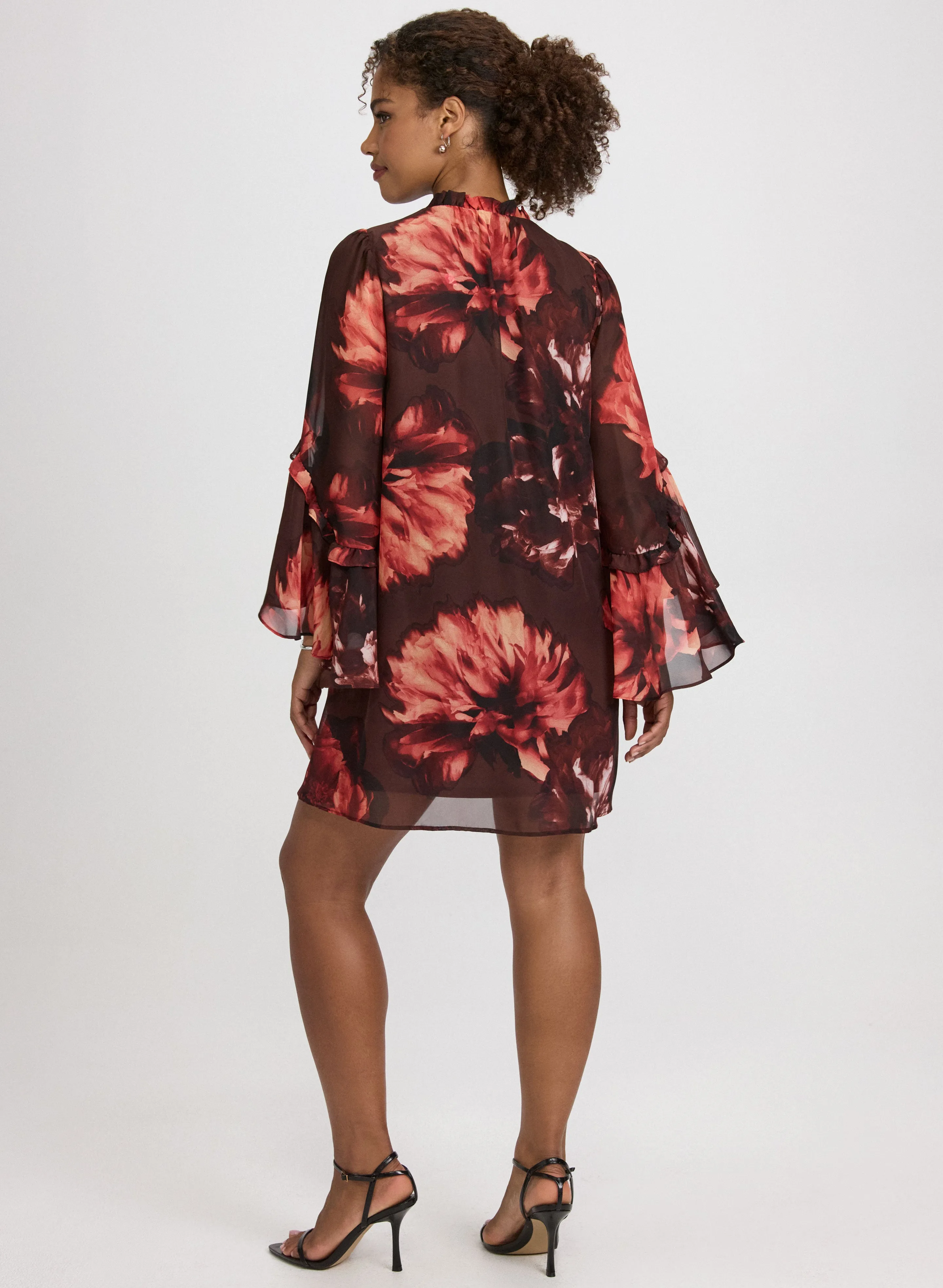 Floral Bell Sleeve Dress sold by Laura product image thumbnail 3