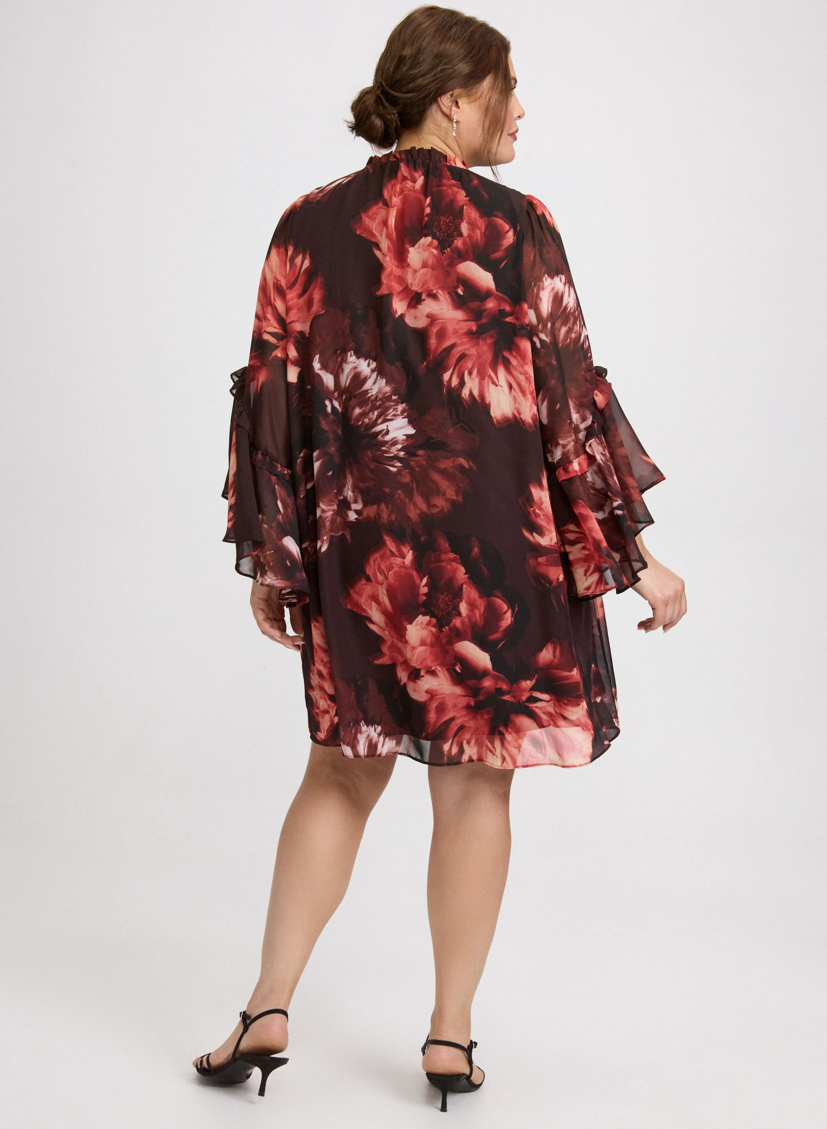 Floral Bell Sleeve Dress sold by Laura product image thumbnail 3