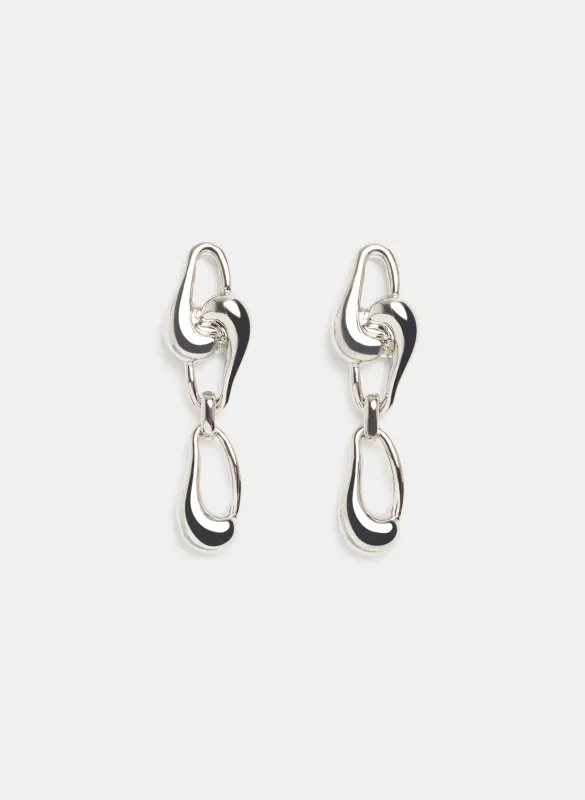 Irregular Chain Link Earrings sold by Laura