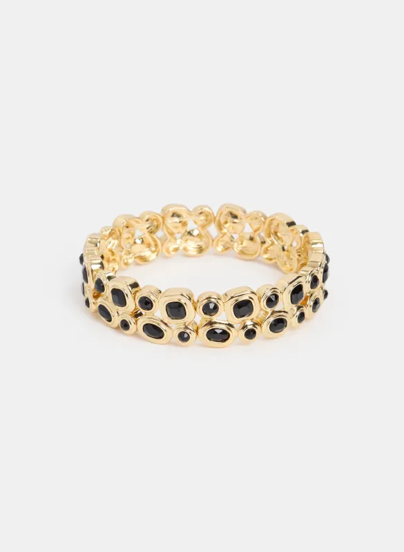 Mixed Stone Shape Bracelet - Plus sold by Laura