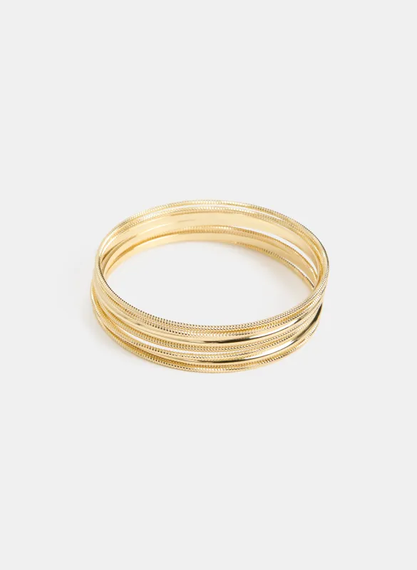 Mixed Bangle Set sold by Laura