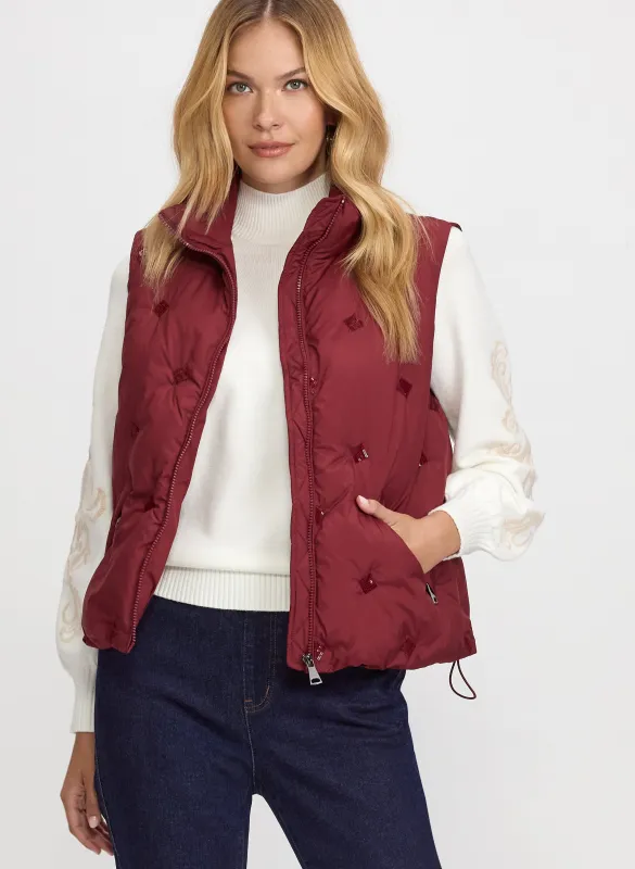 Sequined Nylon Vest sold by Laura