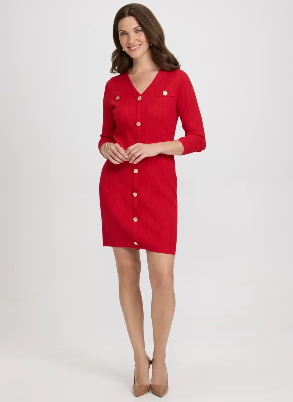 Button-Down Sweater Dress sold by Laura