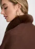 Faux-Fur Trim Poncho sold by Laura